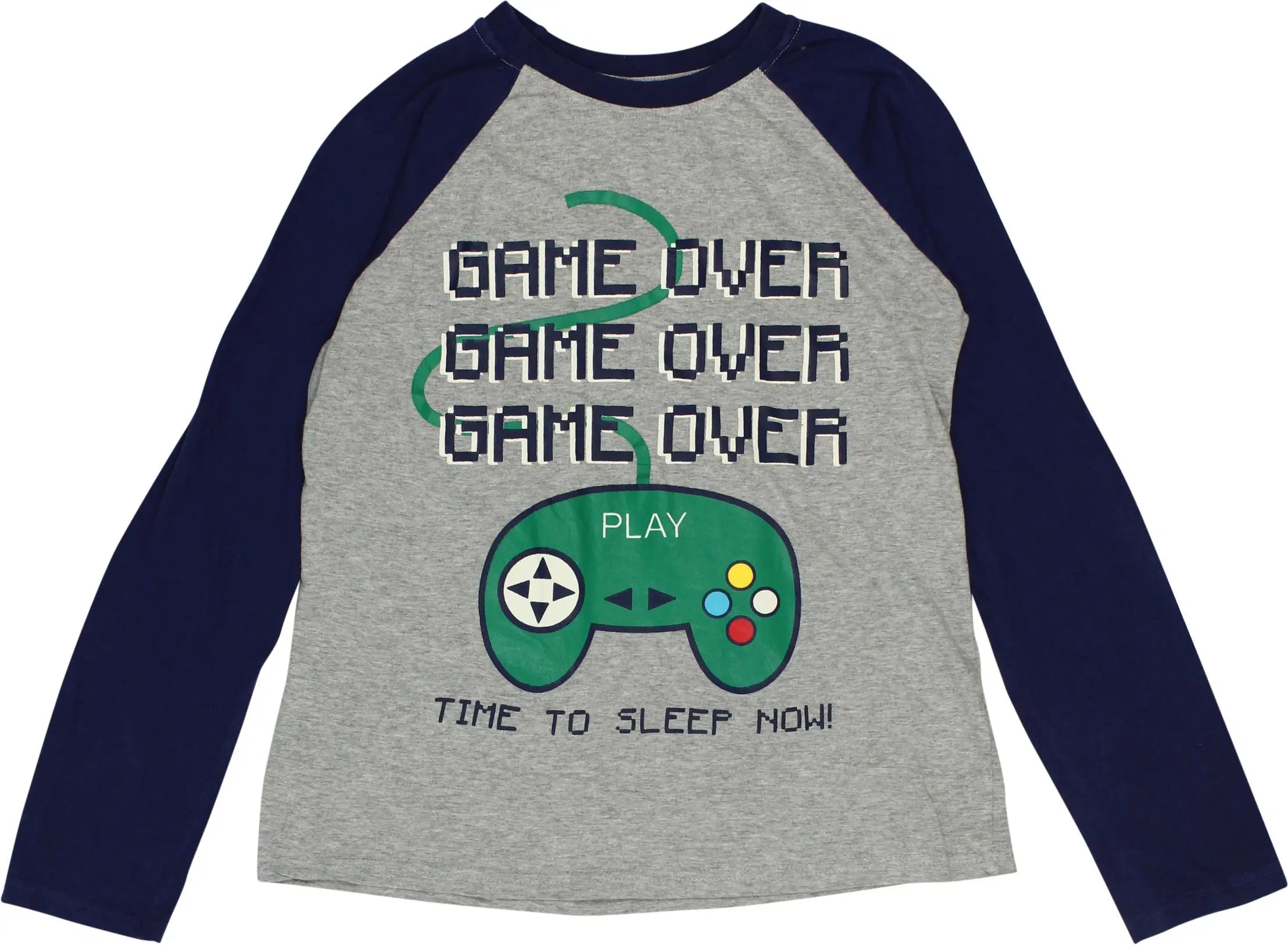 Zeeman - Game Over Long Sleeve- ThriftTale.com - Vintage and second handclothing