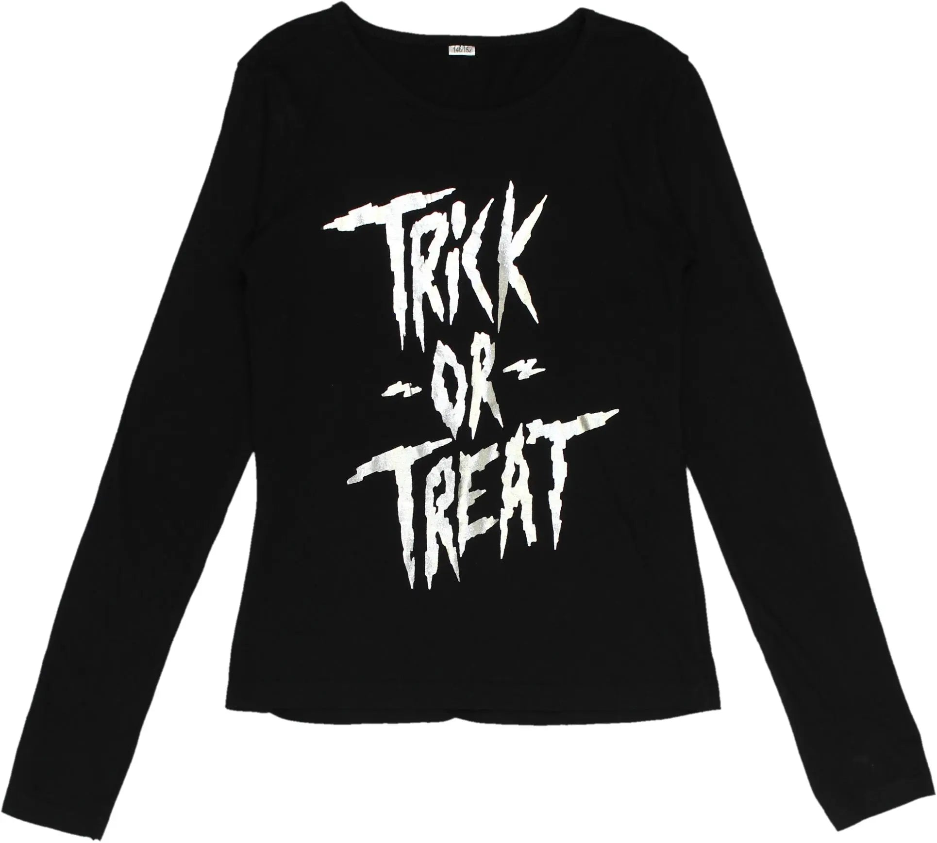 Zeeman - Halloween Trick or Treat Long Sleeve- ThriftTale.com - Vintage and second handclothing