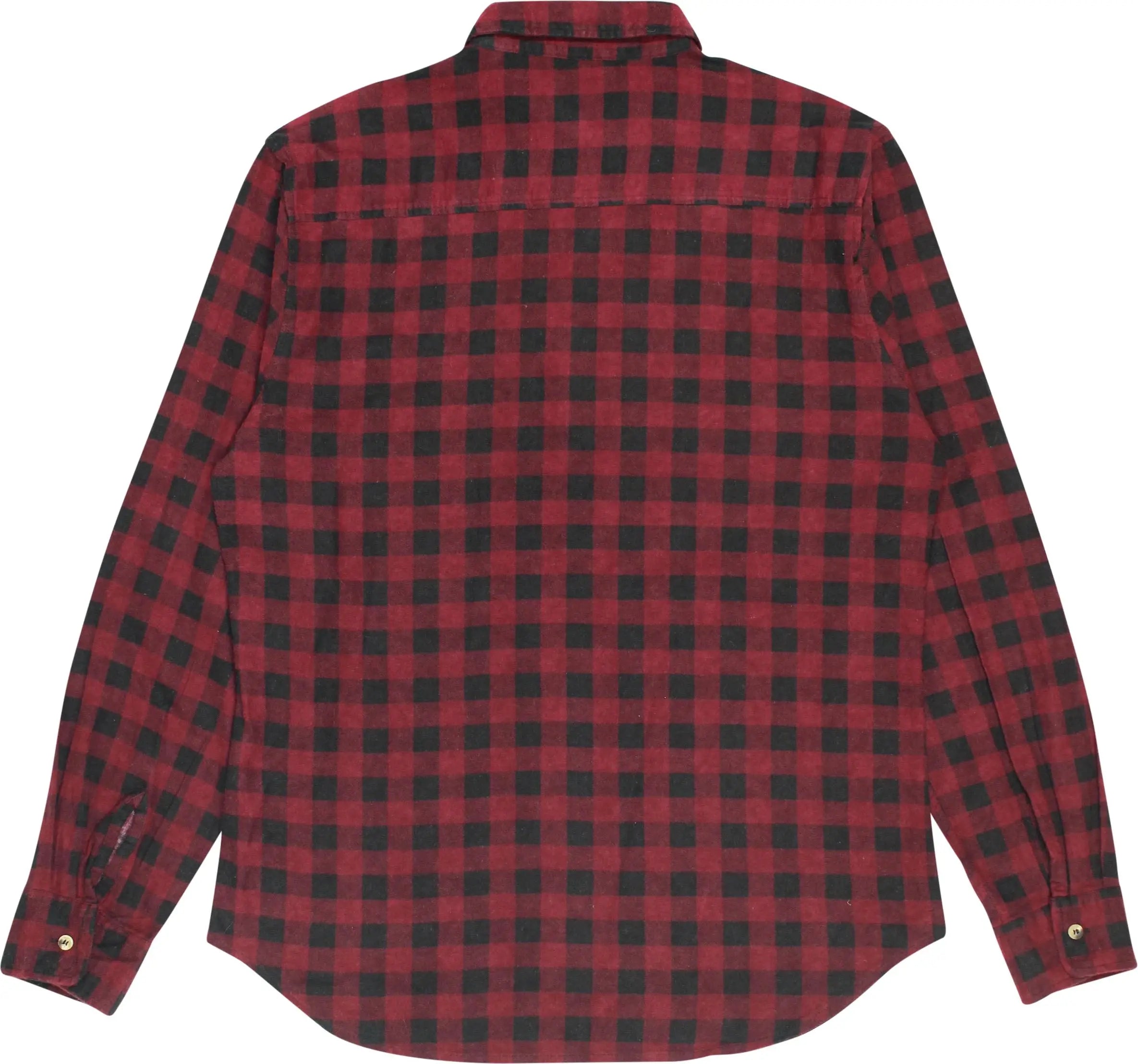 Zeeman - Red Checked Long Sleeve Shirt- ThriftTale.com - Vintage and second handclothing