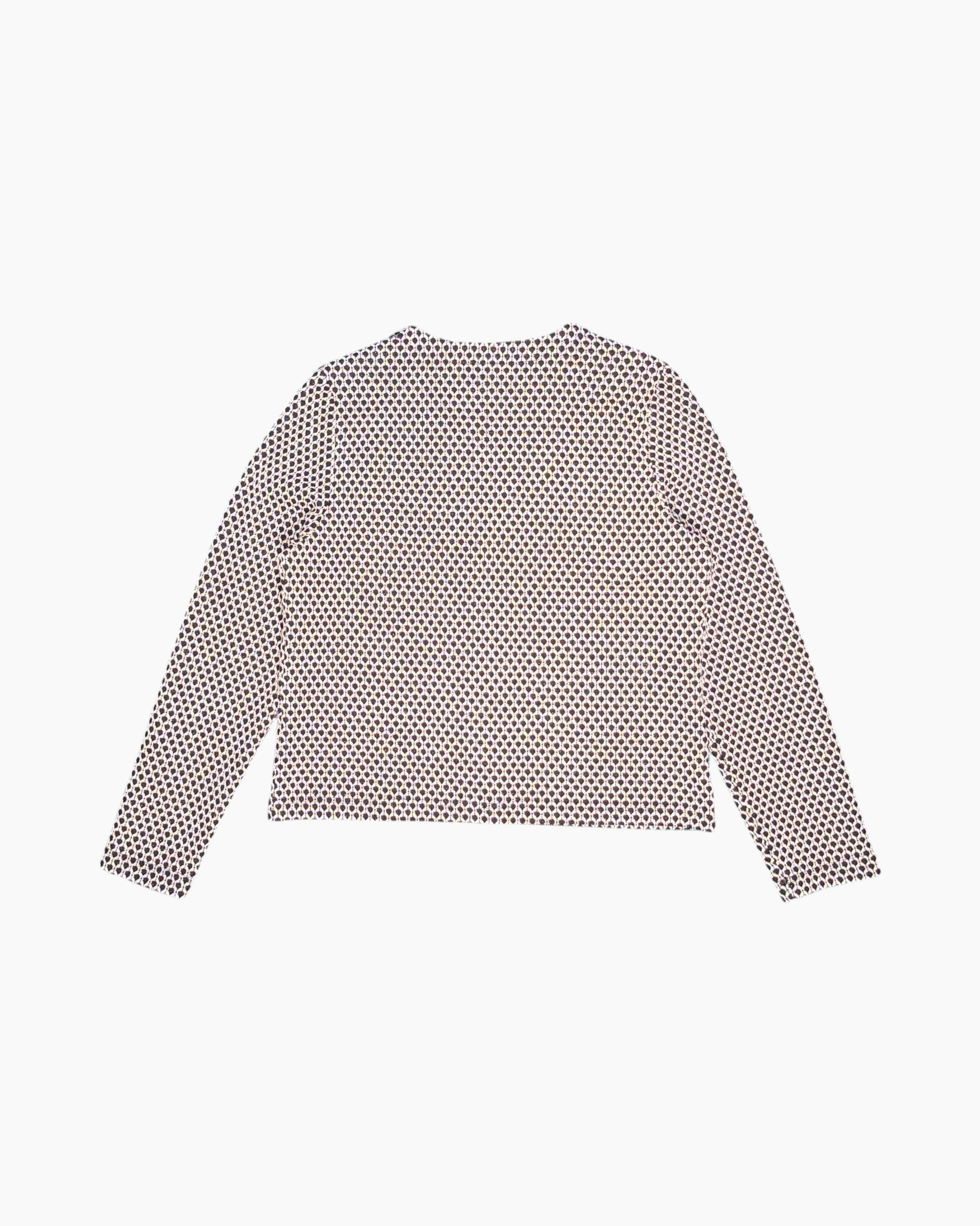 Back Pre-owned 3three Cardigan – Multicolor Metallic Fleck (Size 42)