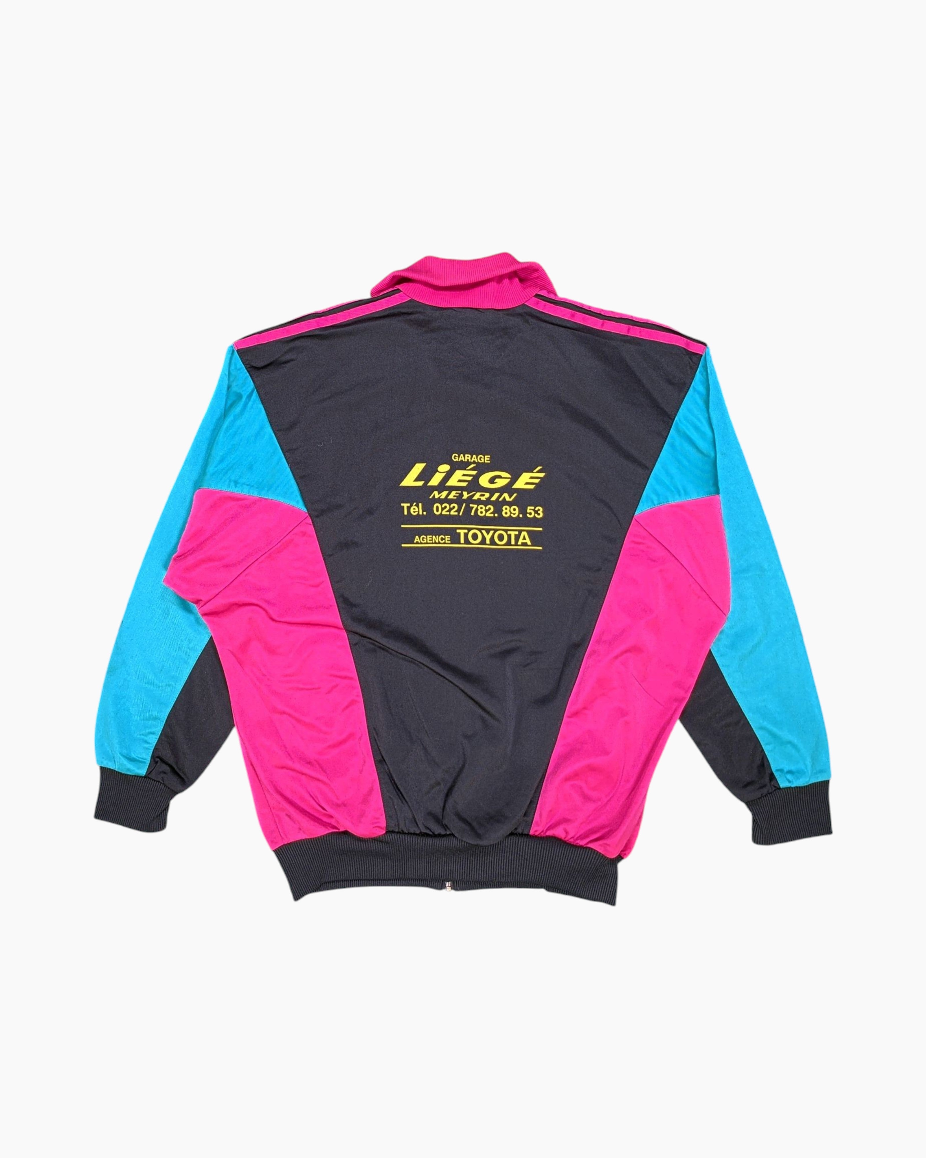 Vintage adidas Track Jacket L Relaxed Streetwear Teal Magenta