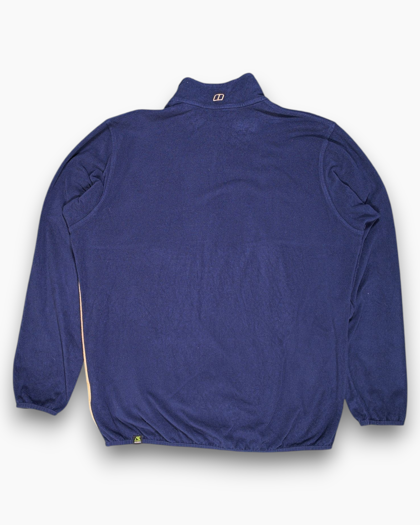 中古 Berghaus プルオーバーフリース UK XL ネイビー アウトドア