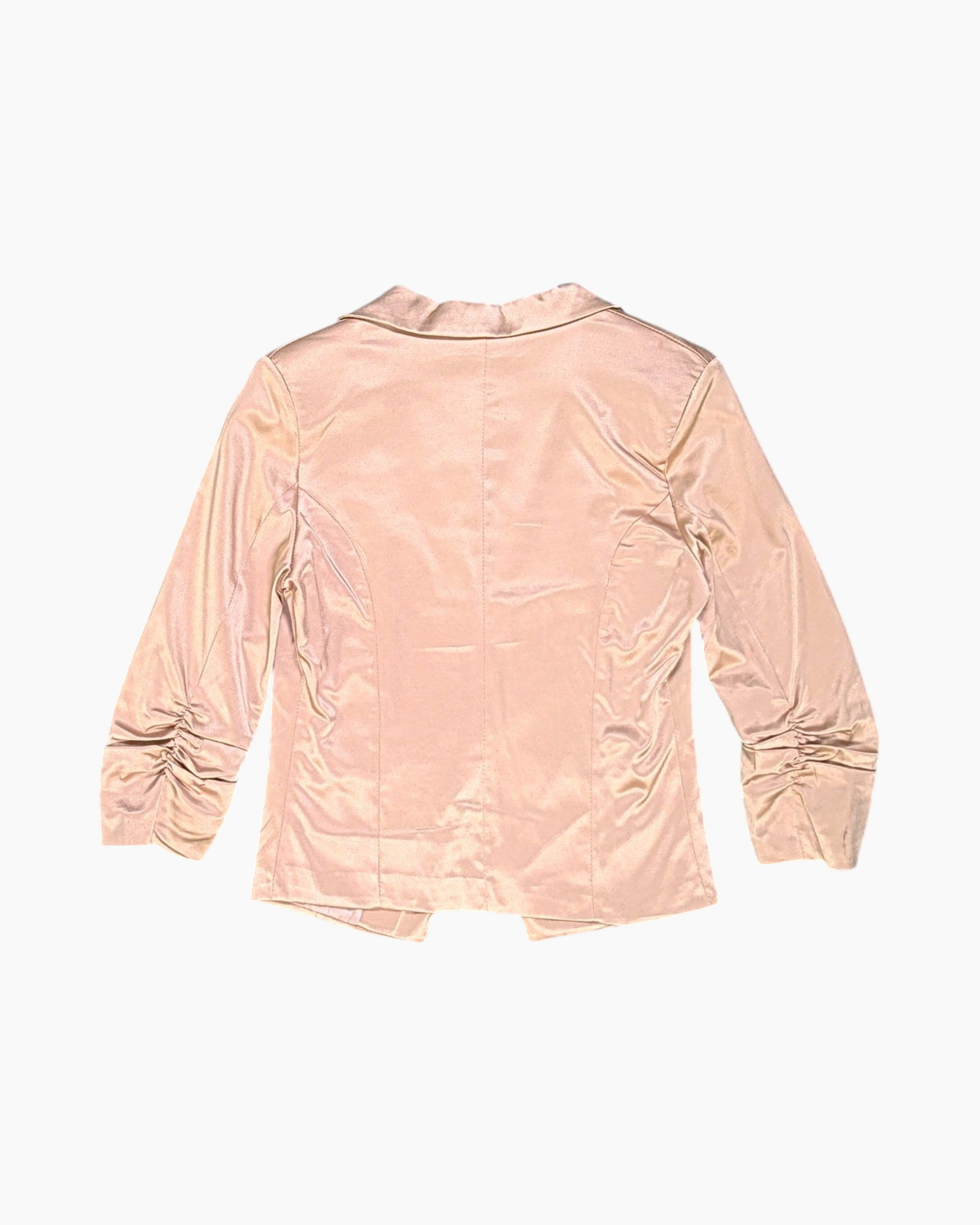 Back Vintage 80s/90s Coolcat Blazer – Beige Cropped Bolero