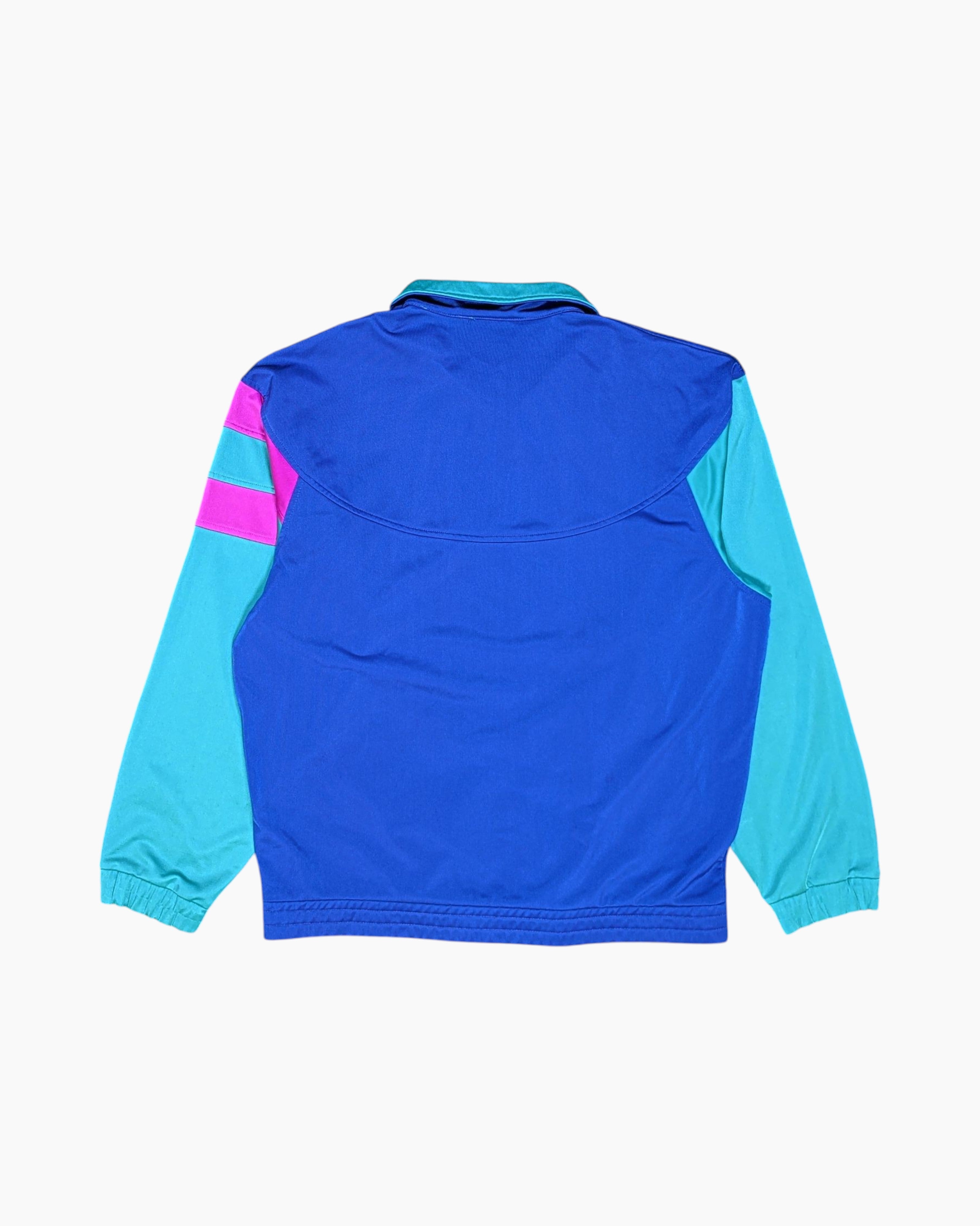 Back Vintage 80s/90s FILA Track Jacket – Blue Colorblock (Preloved)