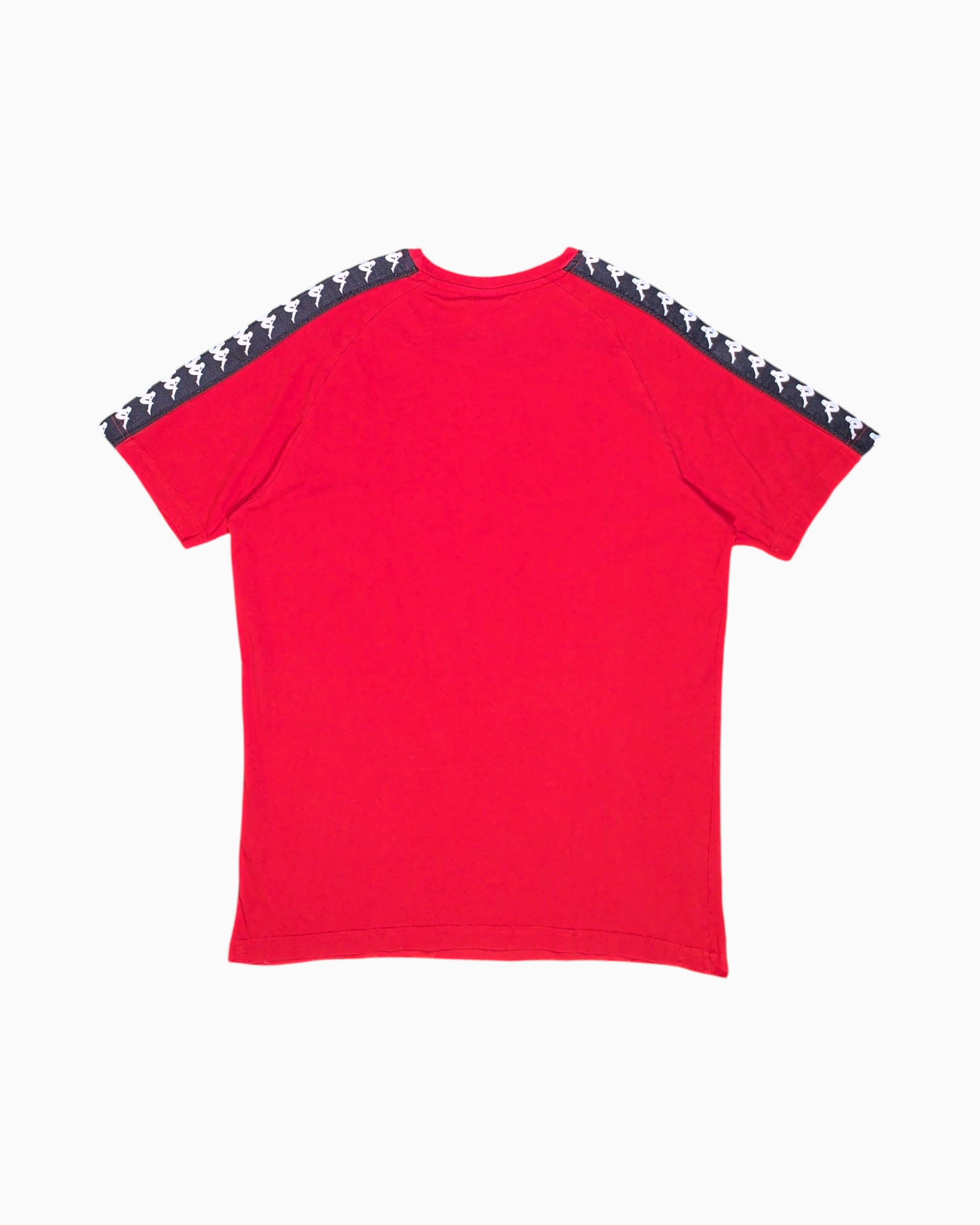 Back Pre-owned Kappa Graphic T-Shirt – Red Logo Embroidery