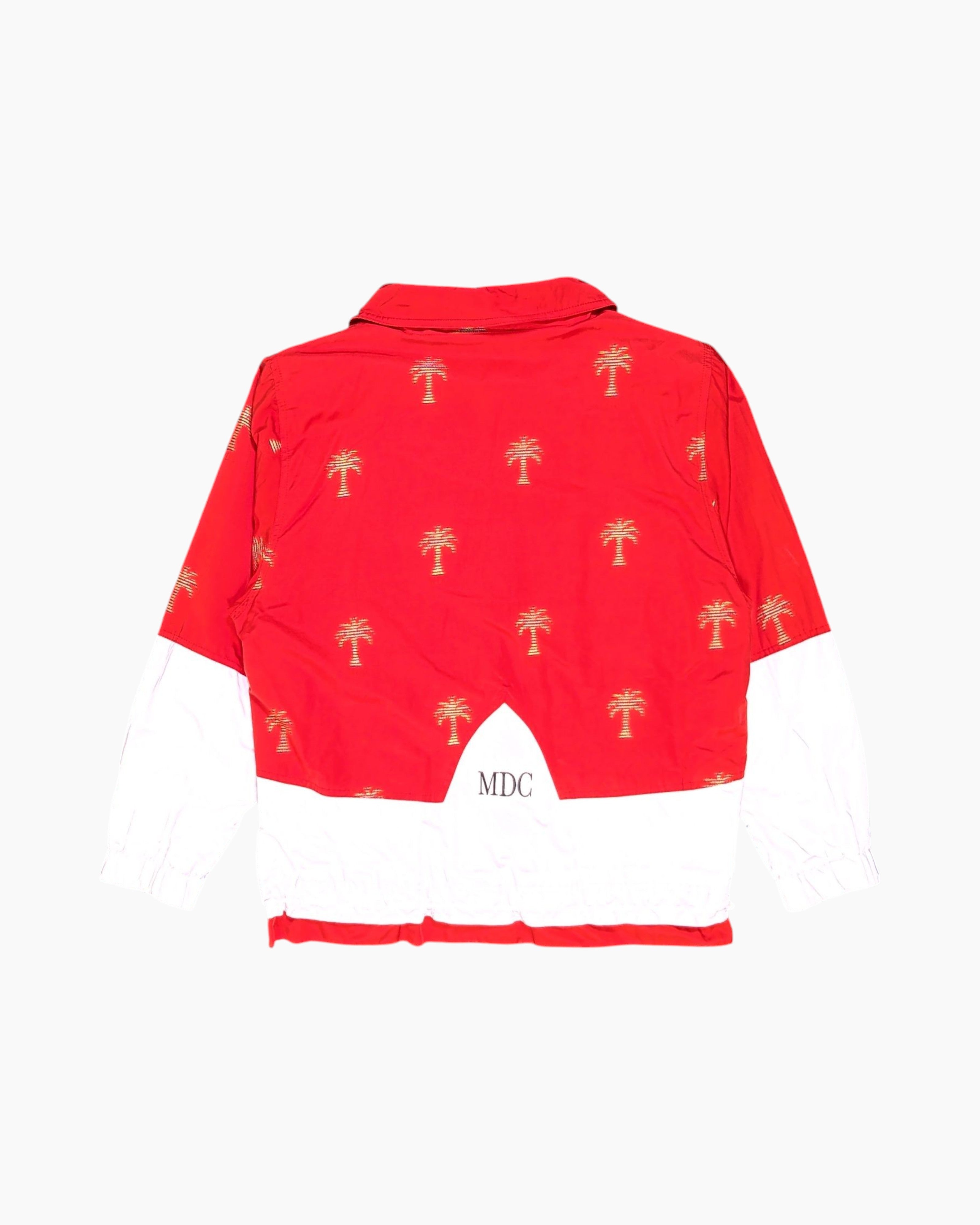 Vintage 80s/90s MDC Windbreaker Jacket US L Streetwear Red