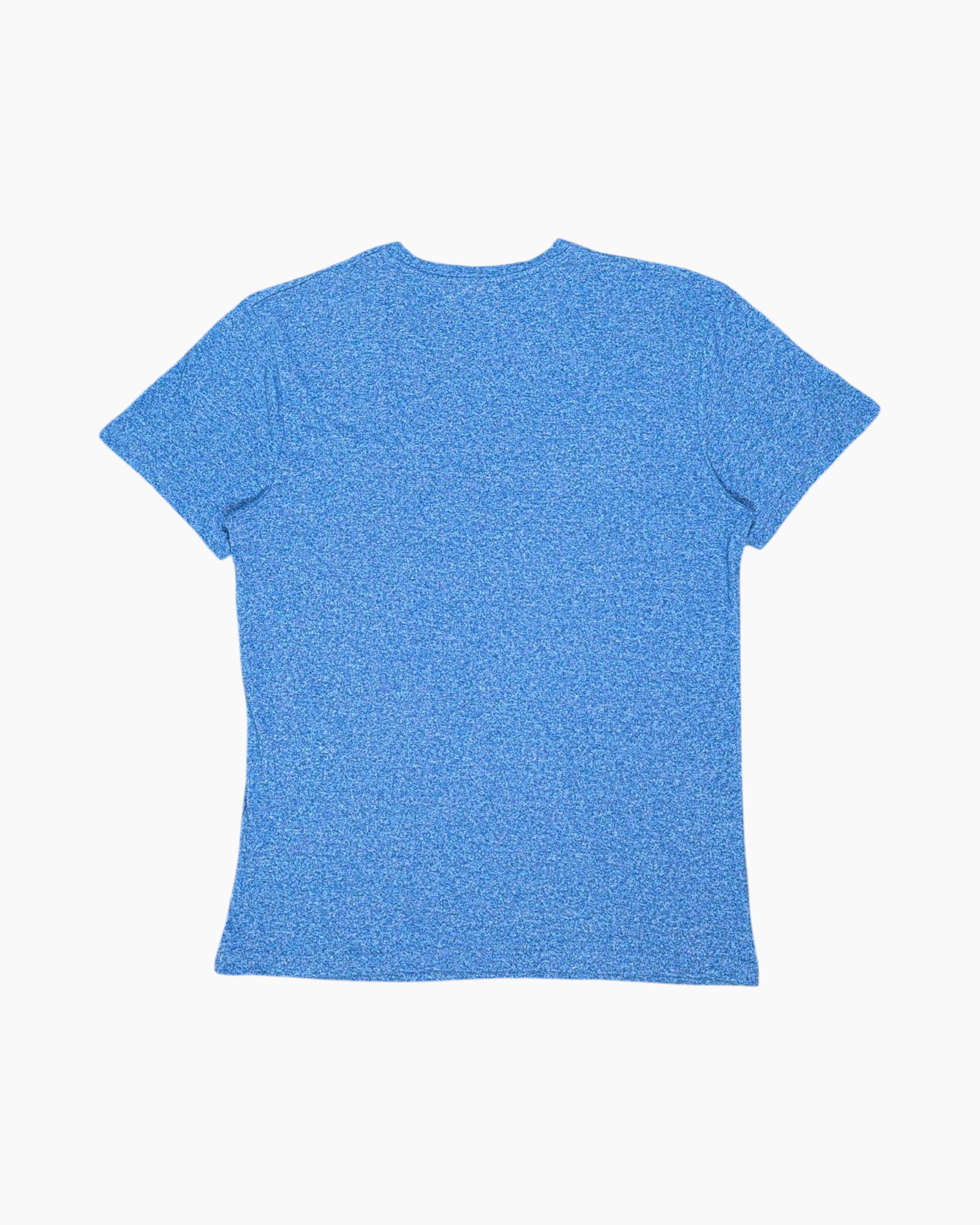 Back Vintage 90s/2000s Nike Graphic T-Shirt – Blue Center Chest Logo