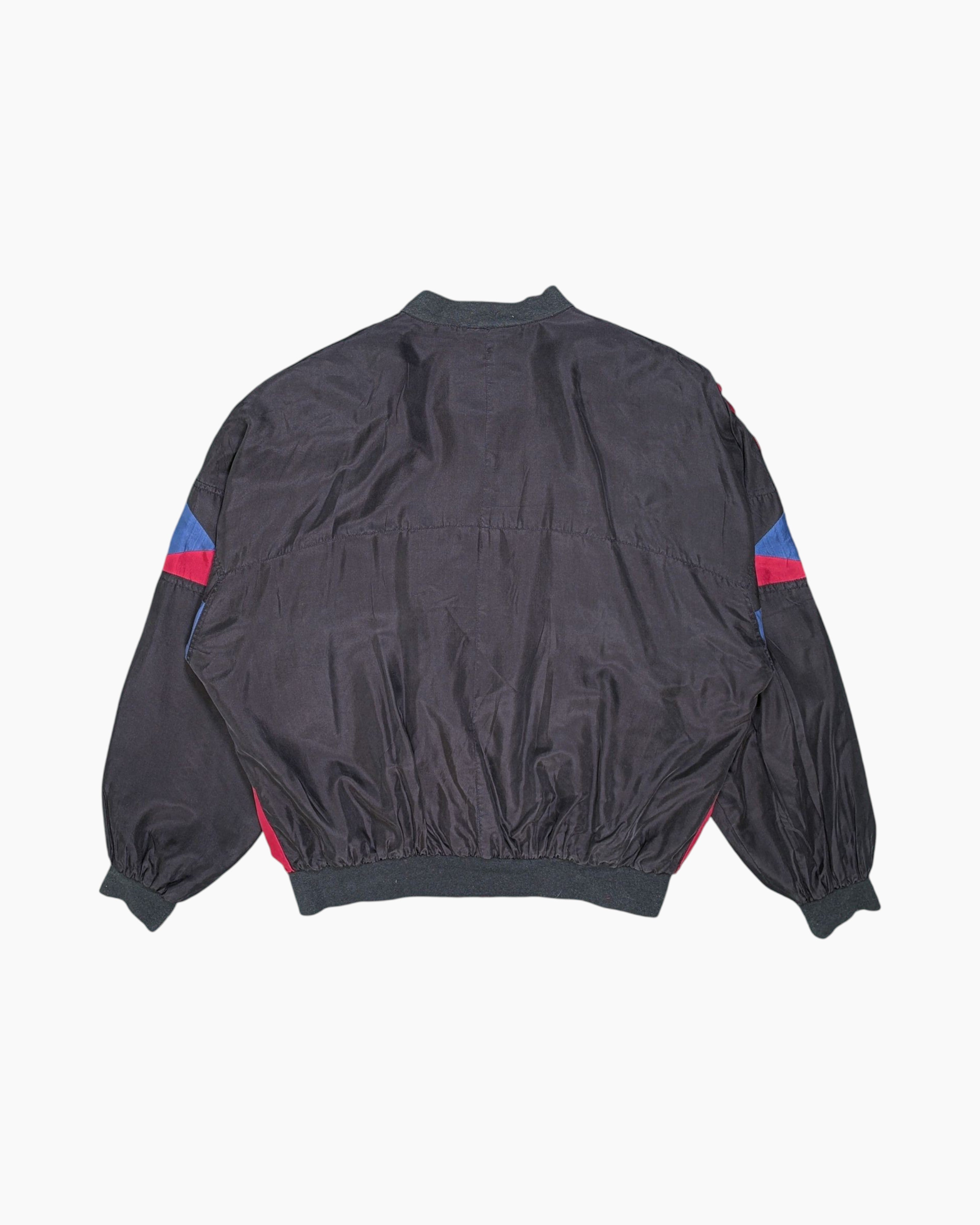 Vintage Noble Silk Bomber Jacket L Oversized Streetwear | ThriftTale