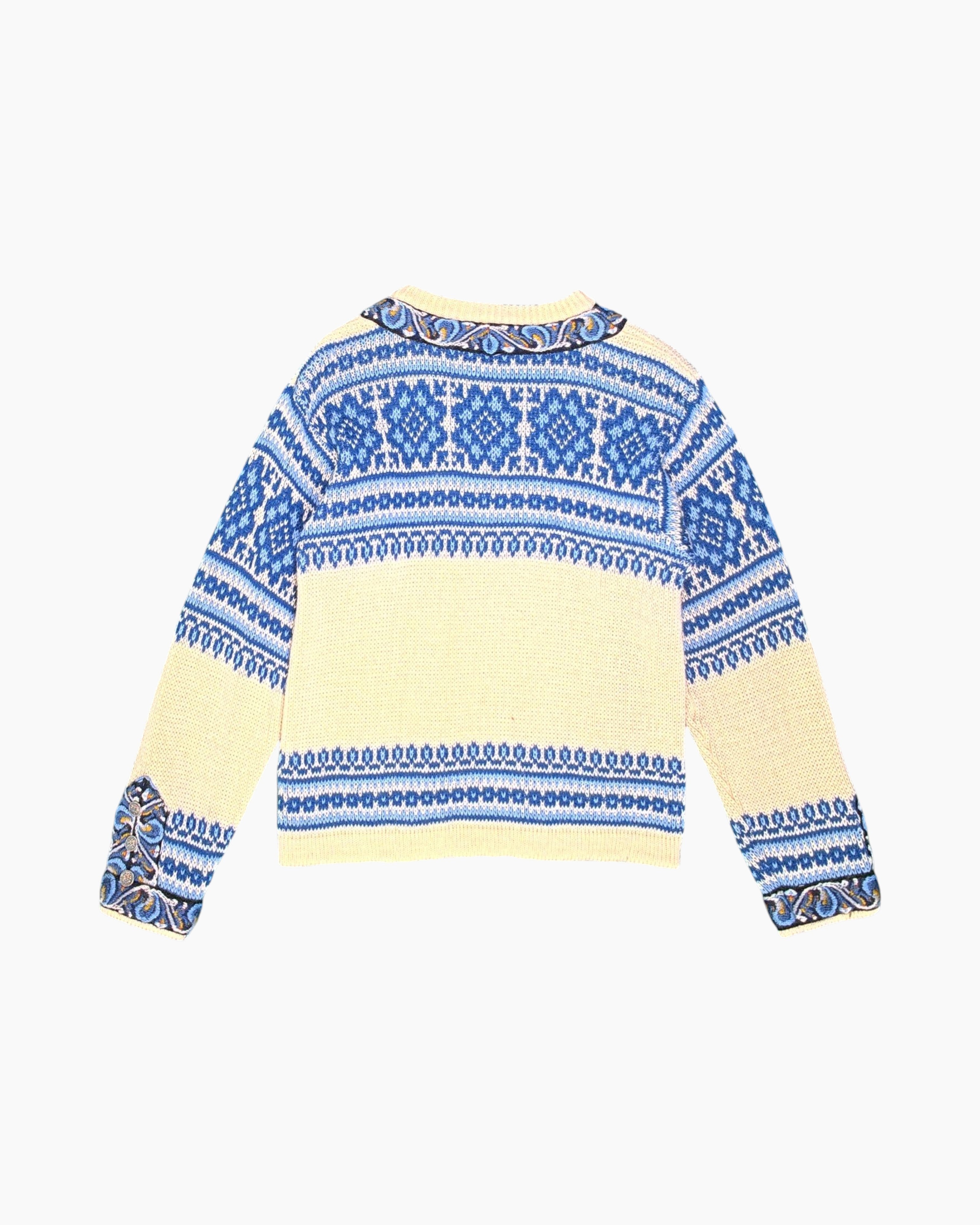 Vintage 80s/90s Nordstrikk Cardigan S Retro Nordic Ski Style