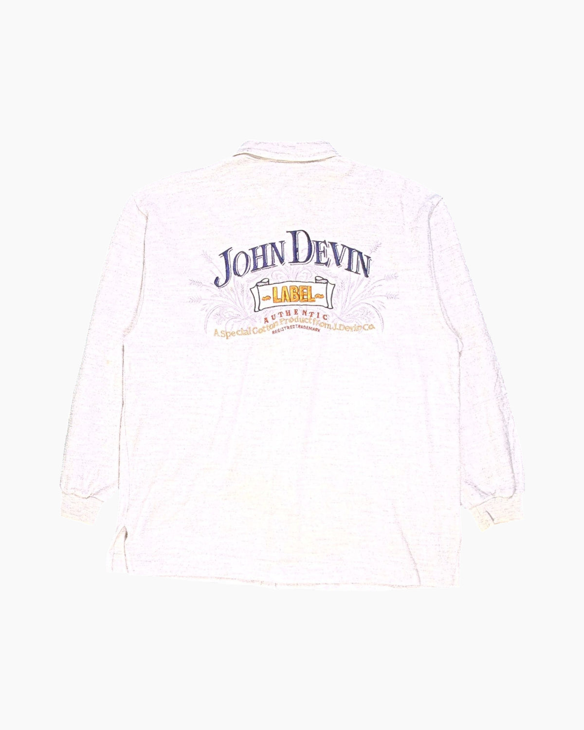 Back Vintage 80s/90s P.S. Company Button-Down Shirt – Cream with Back Graphic
