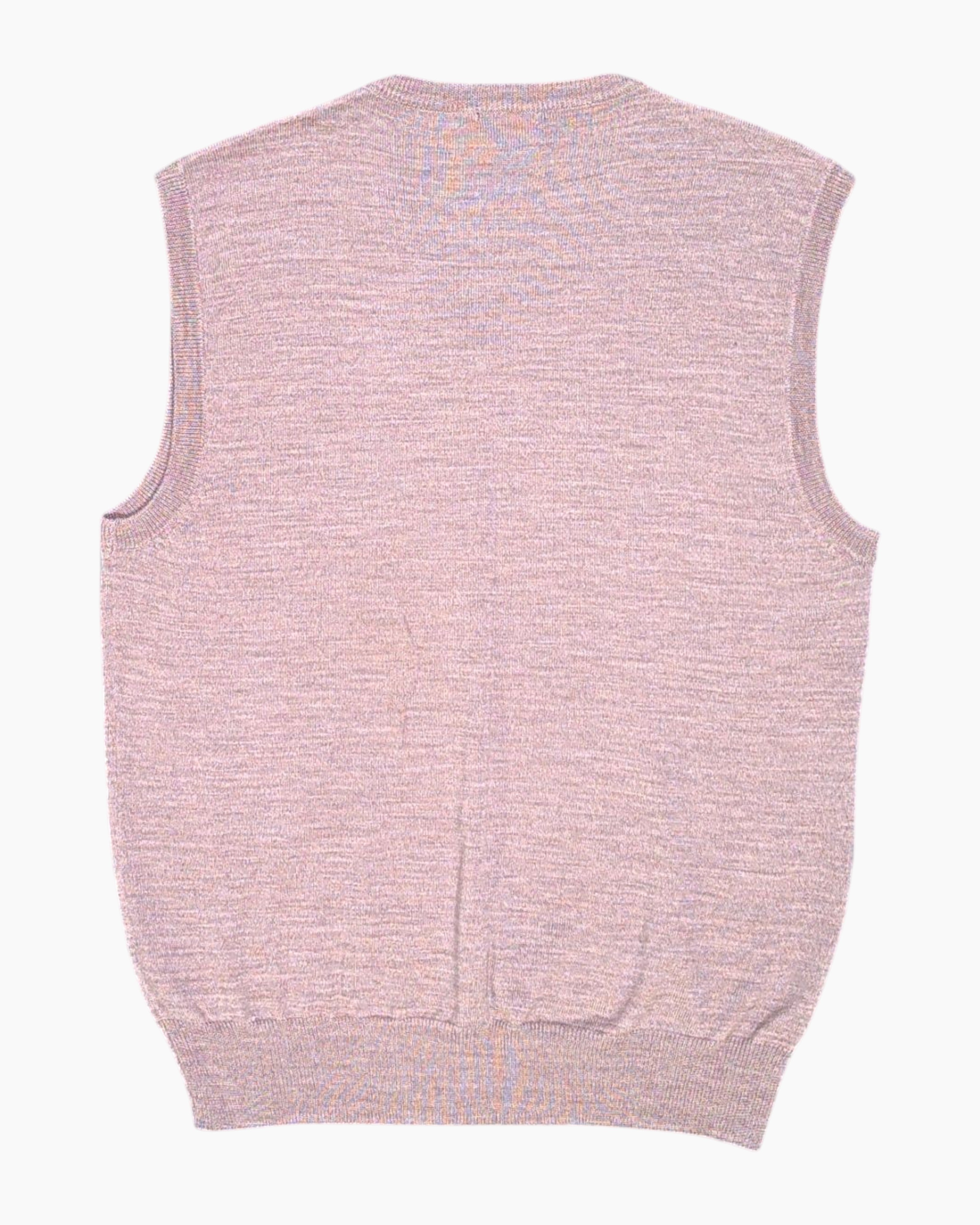 Back Pre-owned revolt Sleeveless Sweater (Knit Vest) – Beige V-neck (L)