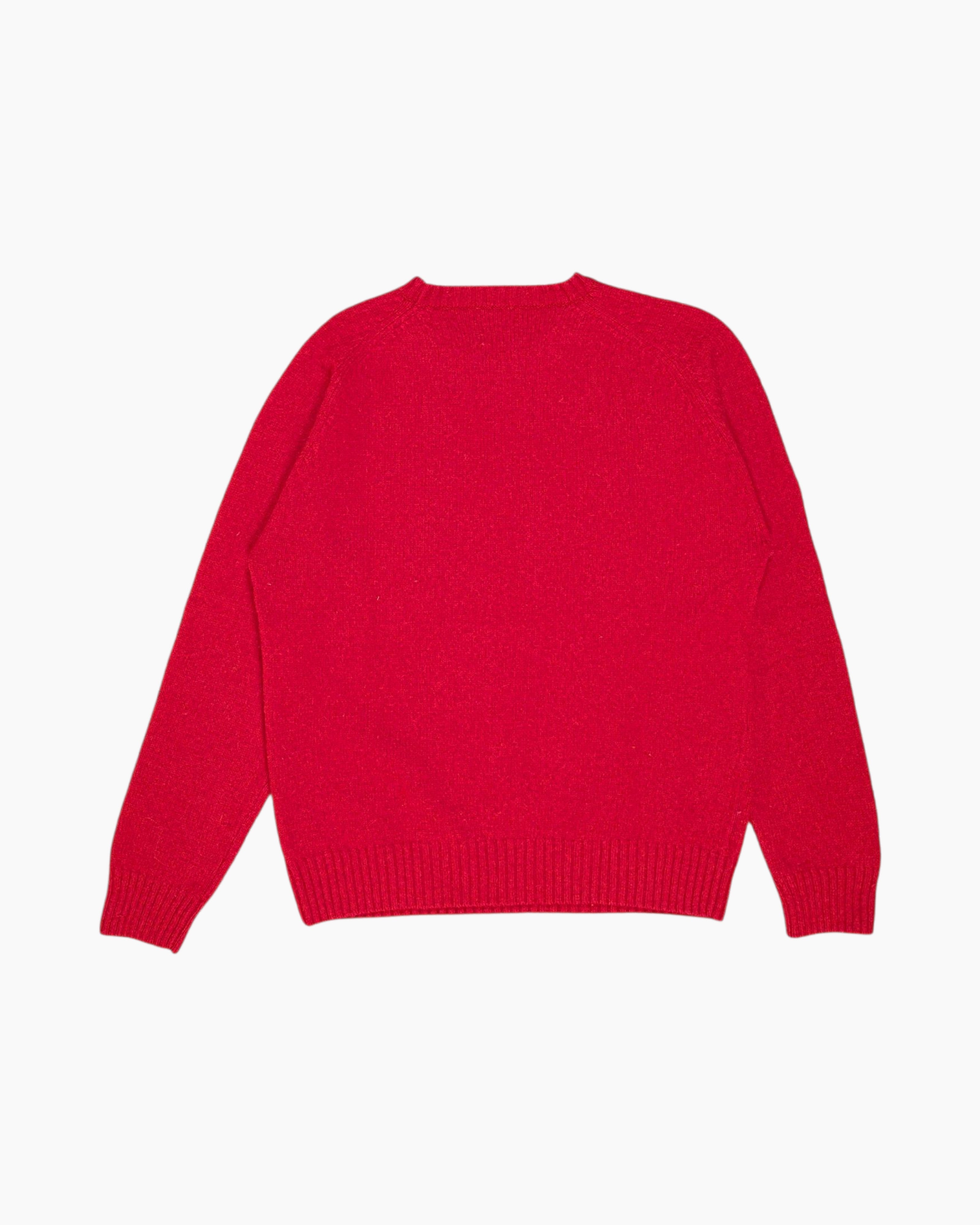 Back Vintage Y2K ROBE DI KAPPA Pullover Sweater – Red embroidered logo