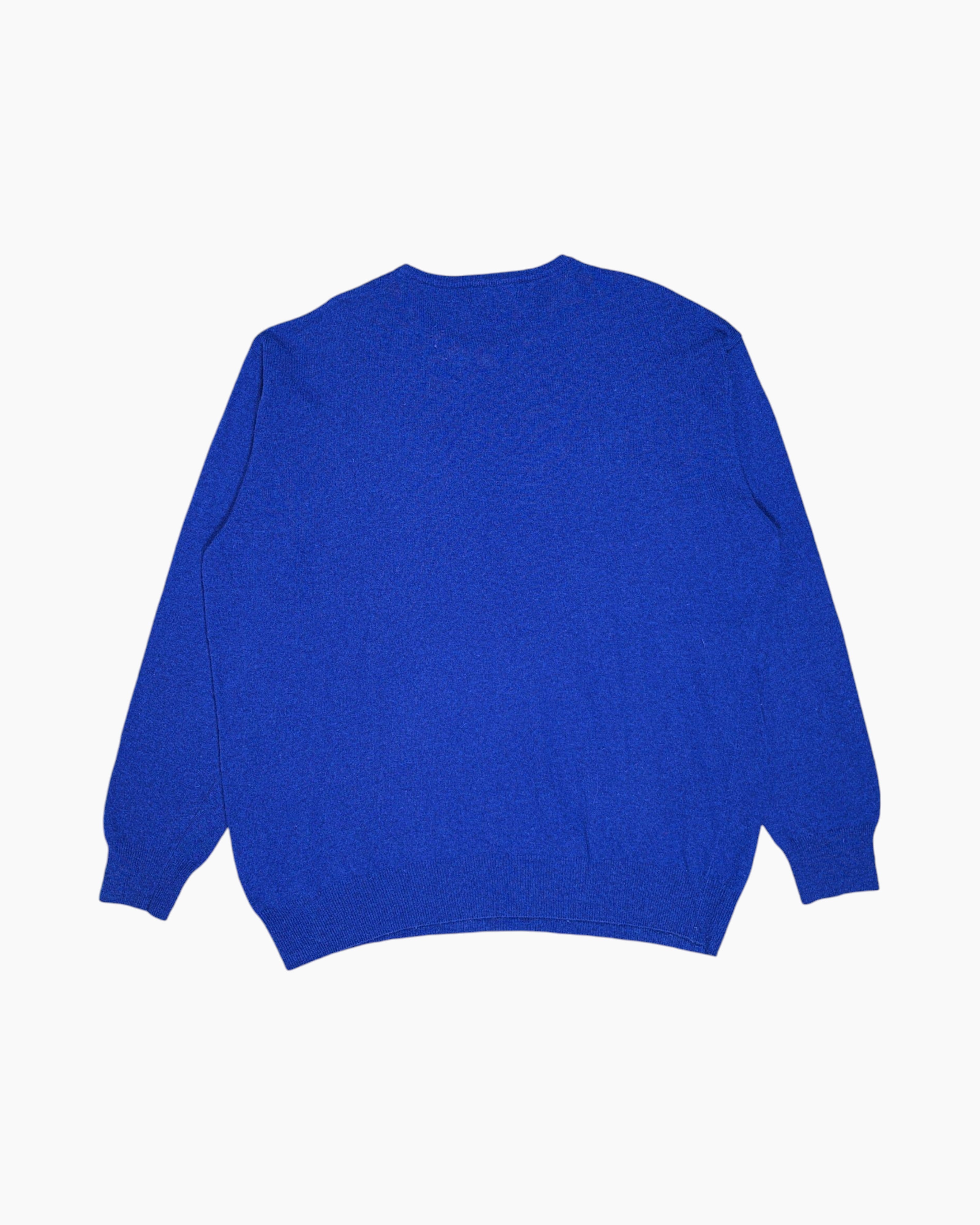 Back Vintage Y2K Robe di Kappa Pullover Sweater – Blue embroidered logo