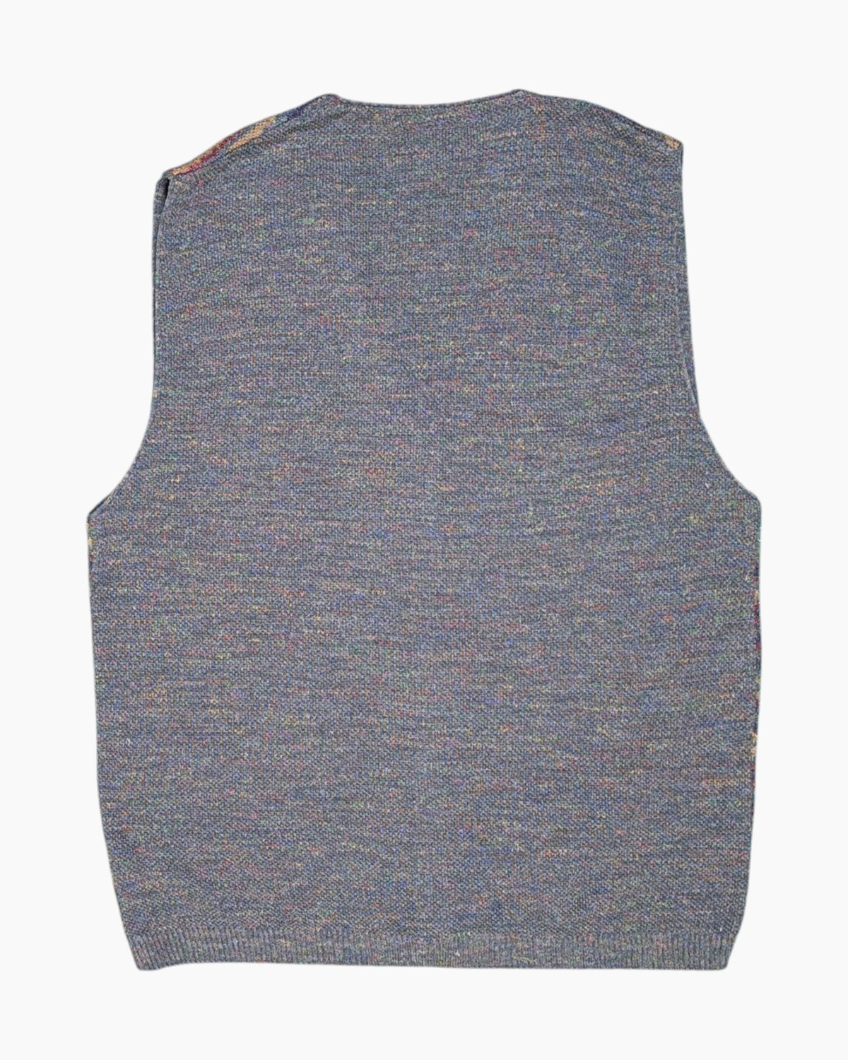 Vintage Rodes Button-Front Vest L Retro 80s/90s Multicolor 
