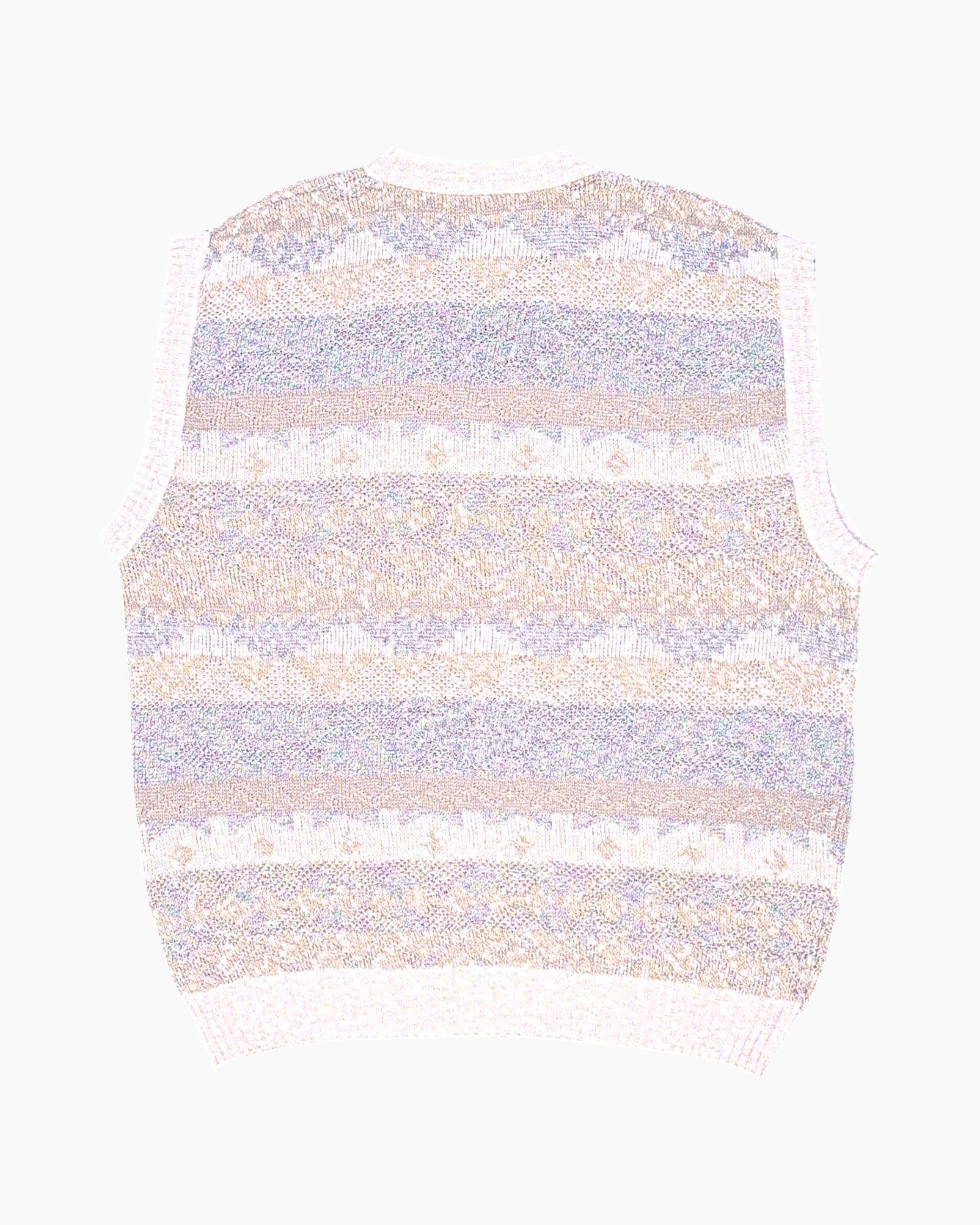 Vintage TOM TINO Sweater Vest Relaxed Fit Multicolor (80s/90s