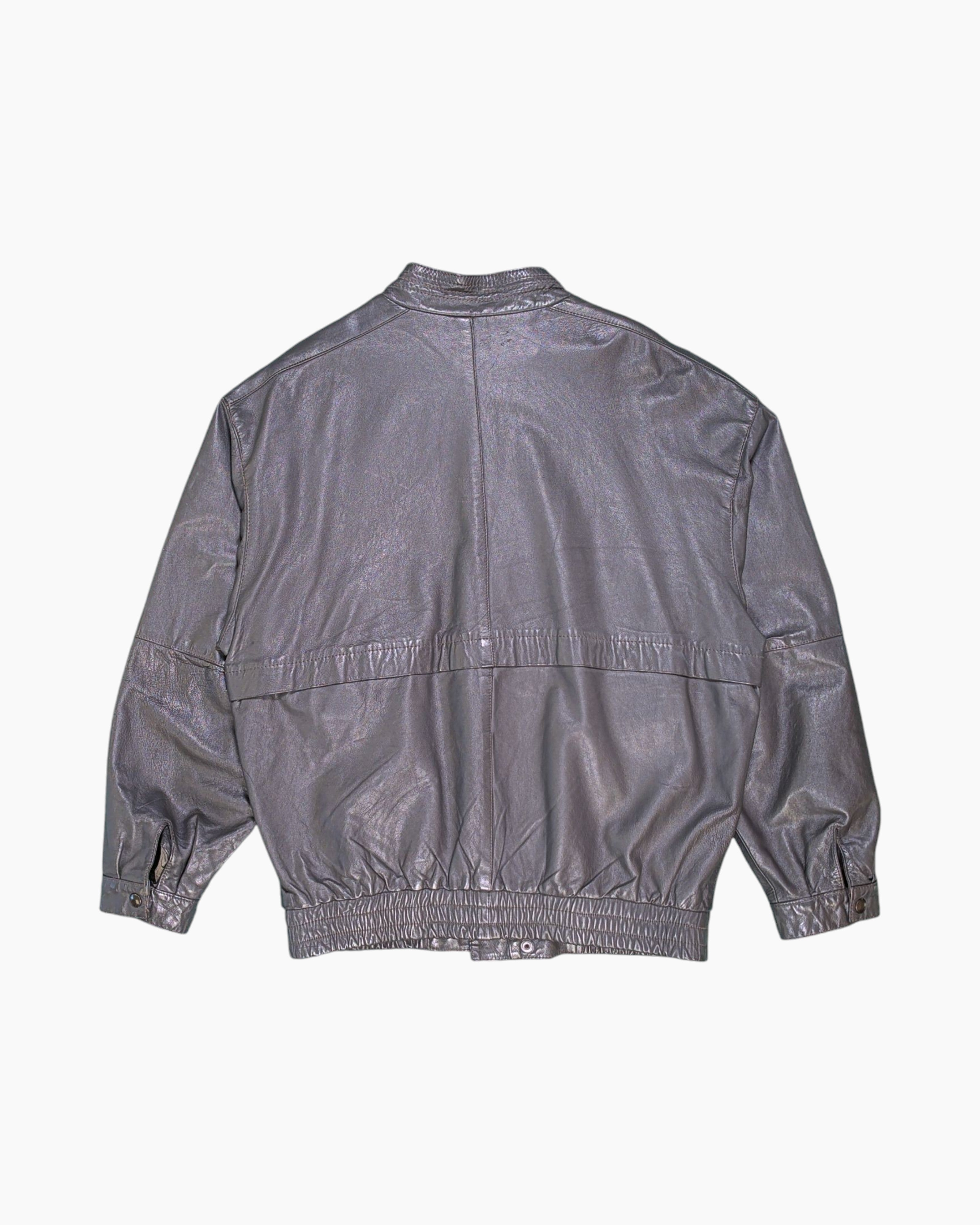 Vintage 80s/90s Unknown Leather Bomber Jacket 48 Streetwear
