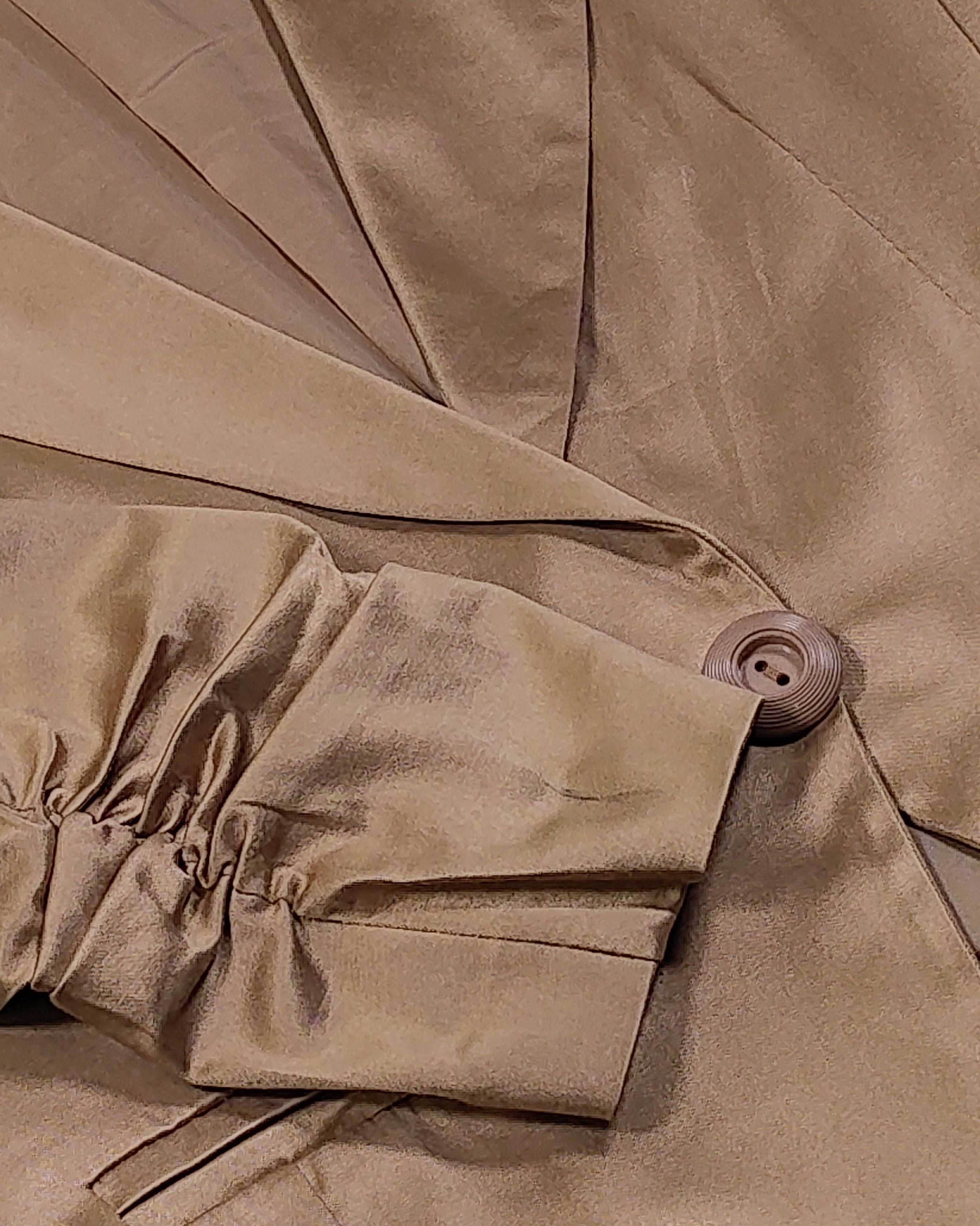 Extra-2 Vintage 80s/90s Coolcat Blazer – Beige Cropped Bolero