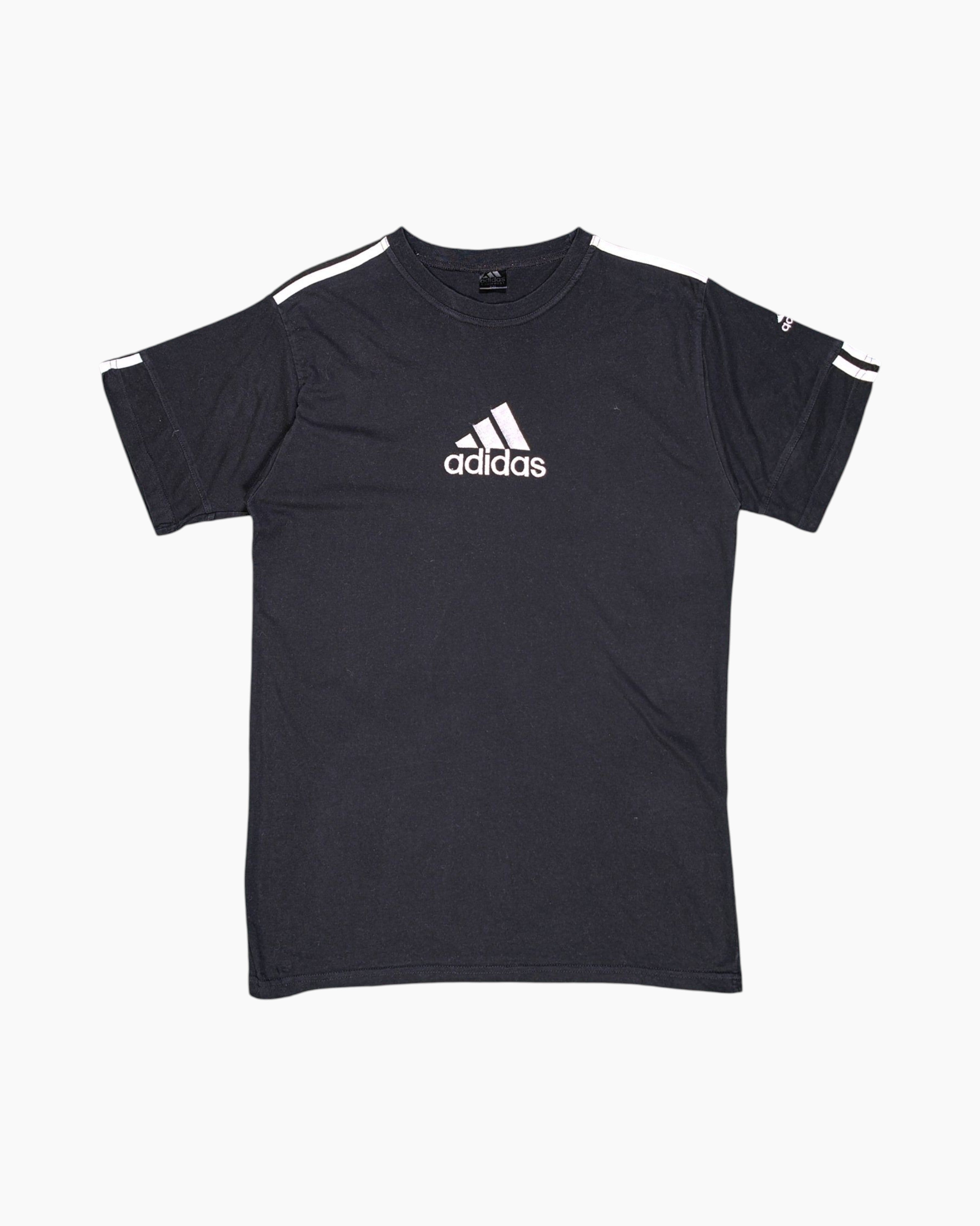 Front Vintage 90s/2000s adidas Graphic T-Shirt – Black EQUIPMENT Crew
