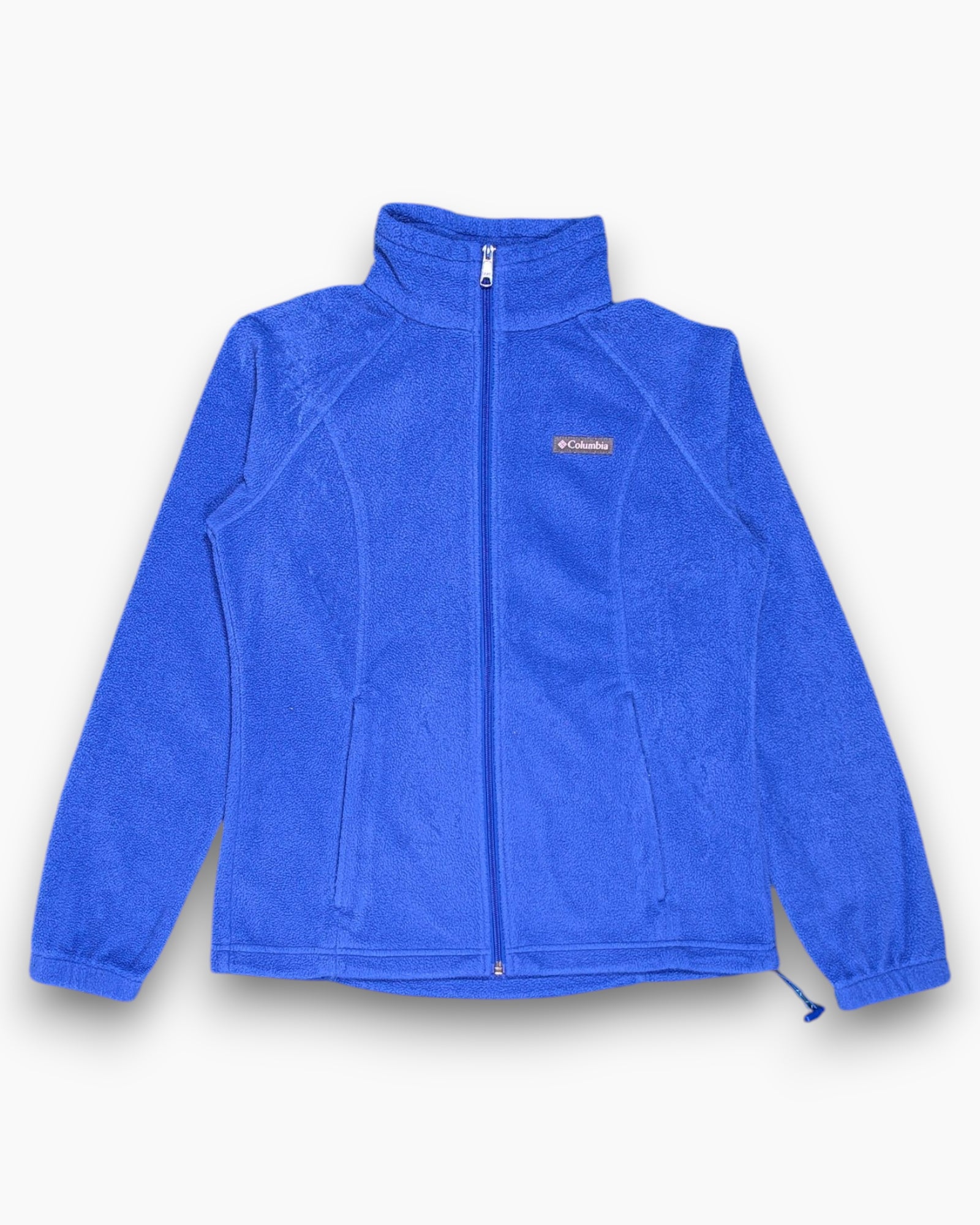 Front Pre-owned Columbia Fleece Jacket – Blue (Full Zip, M)
