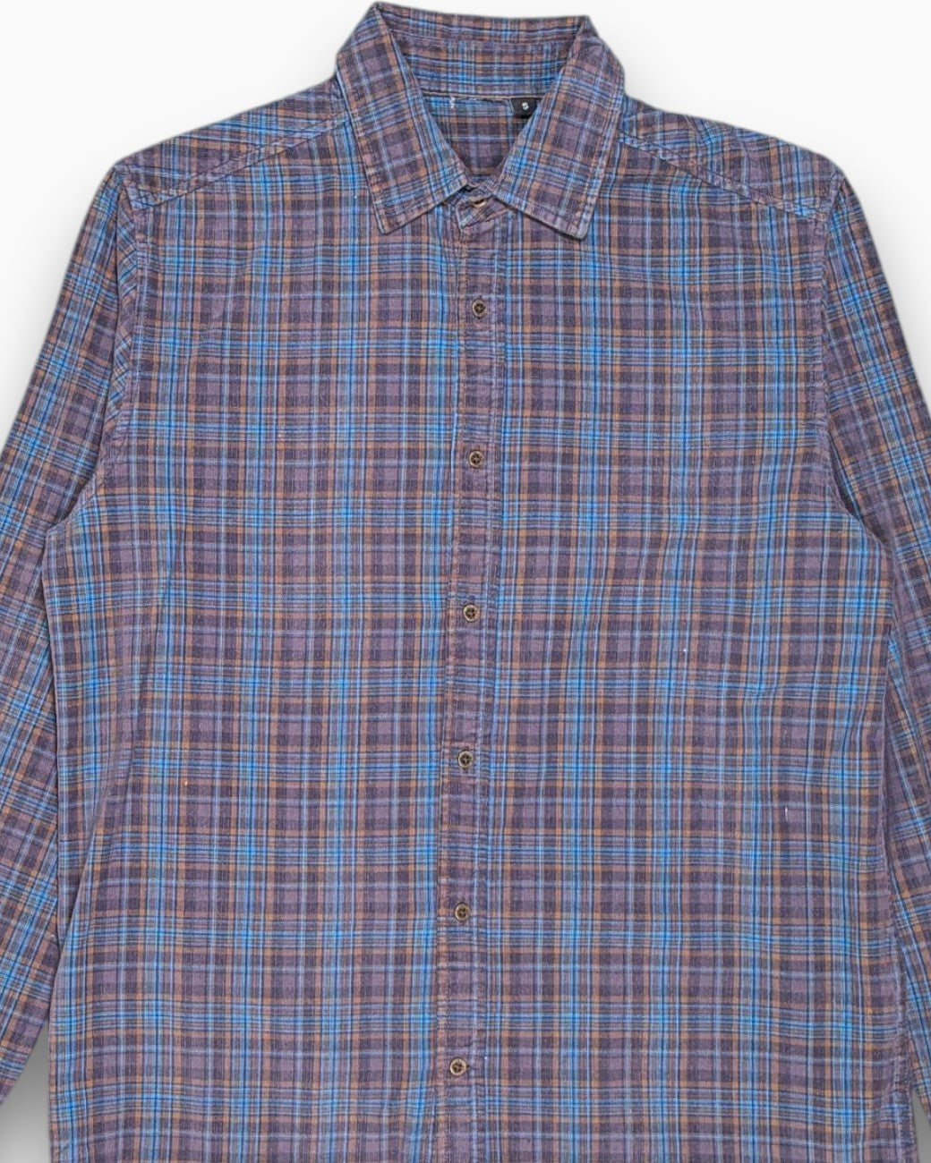 Front-detail-1 Pre-owned BEAR Button-Down Shirt – Checkered (S)