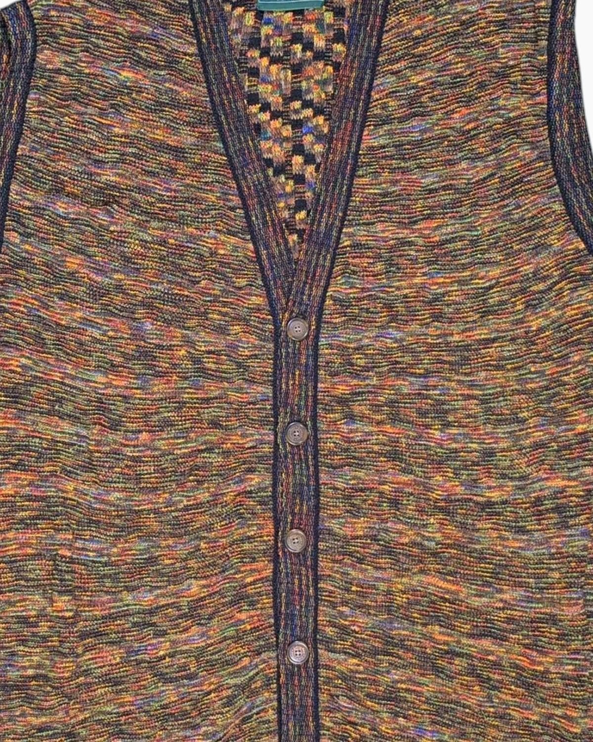 Vintage 80s/90s JimmyFree Button-up Knit Vest L Streetwear 