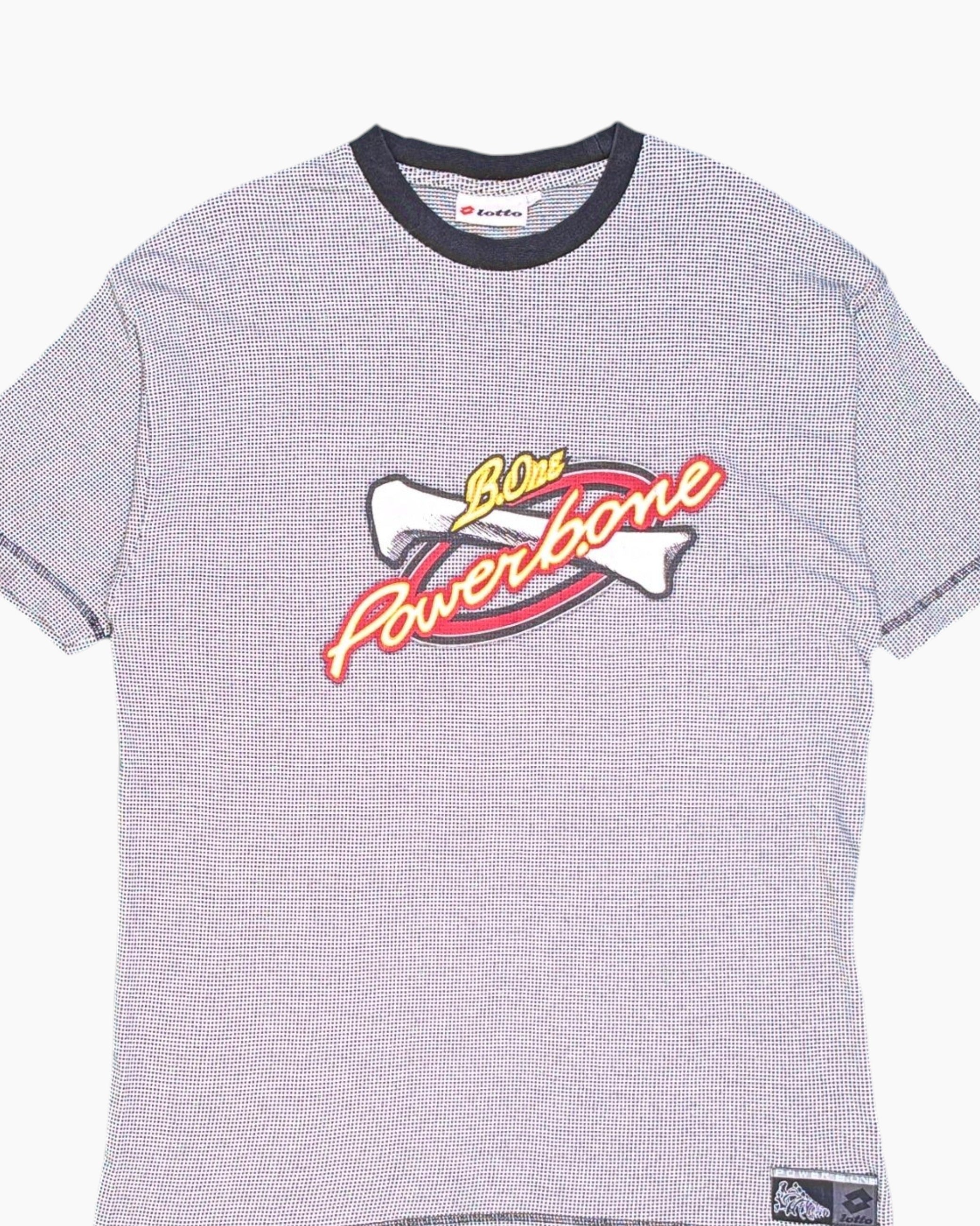 Vintage Lotto Graphic T-Shirt US XL Streetwear – Multicolor Patch