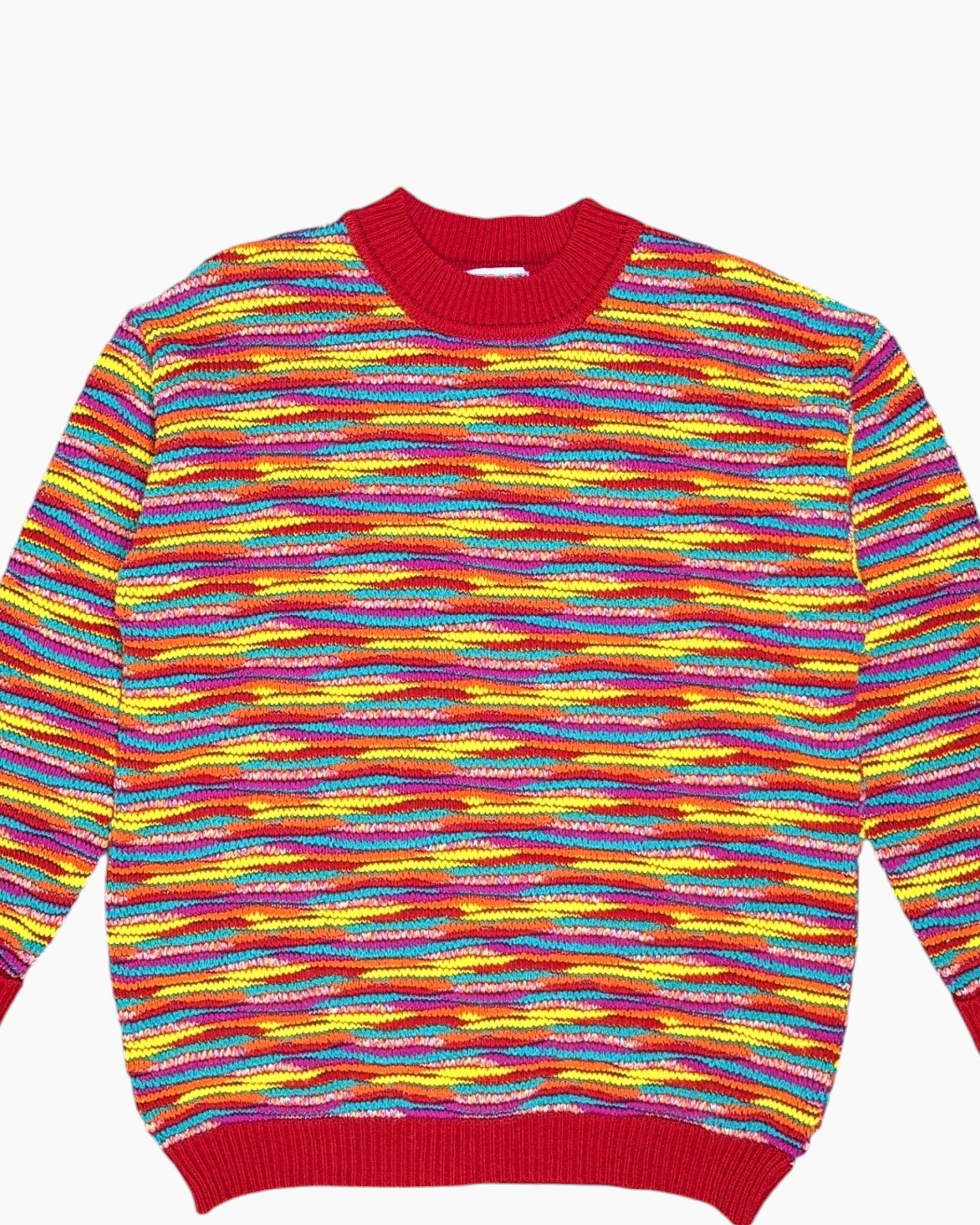 Vintage MISSONI Pullover Sweater IT 170 / L Retro Multicolor (80s