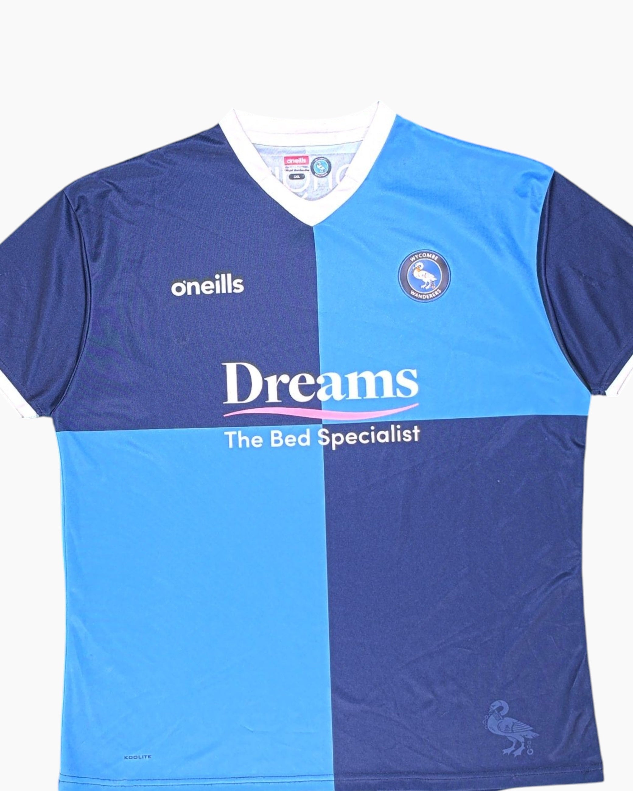 Front-detail-1 Pre-owned oneills Soccer Jersey – Blue Colorblock (3XL)