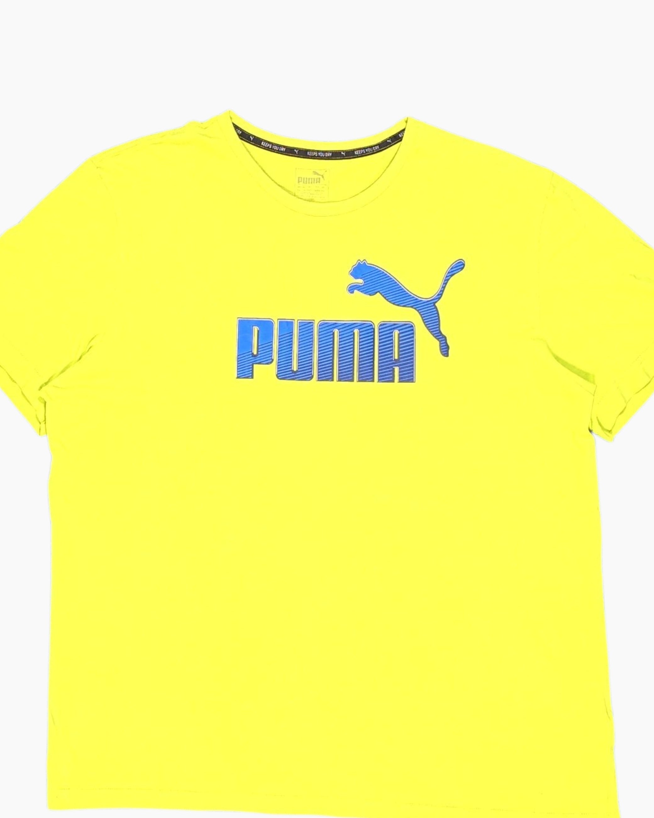 Pre-owned PUMA Graphic T-Shirt Regular – Sportswear Yellow | ThriftTale