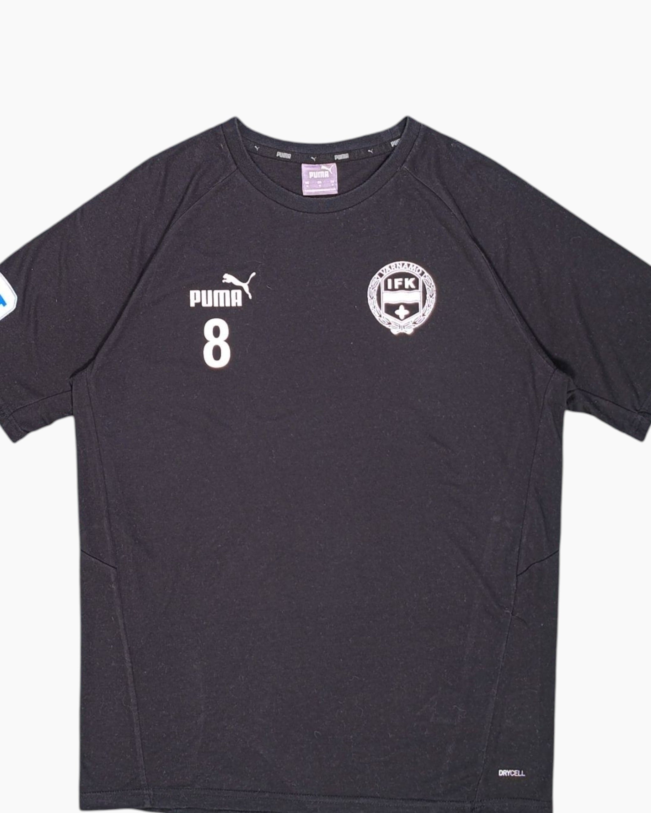 Front-detail-1 Pre-owned PUMA Graphic T-Shirt – Black Chest Emblem