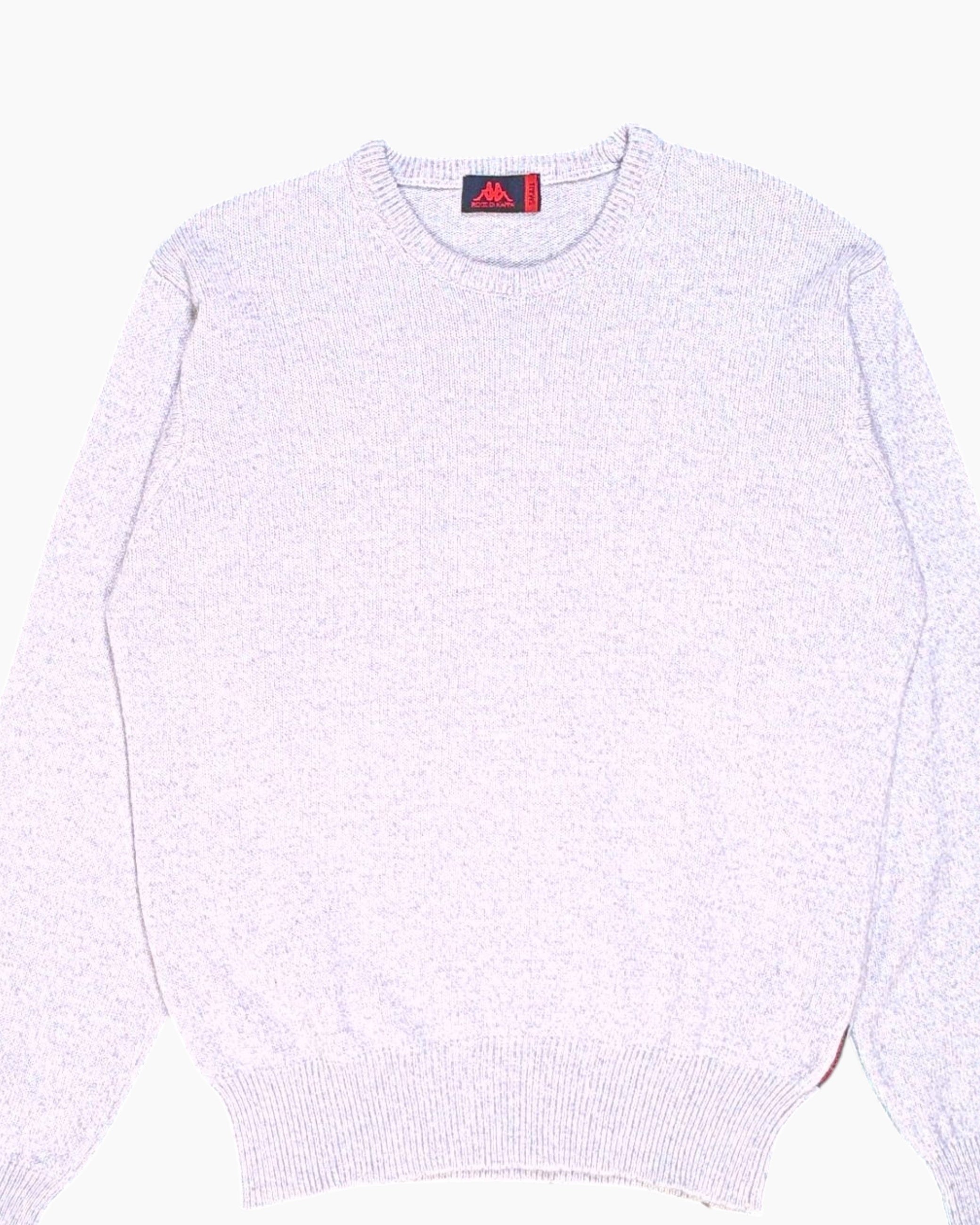 Front-detail-1 Pre-owned ROBE DI KAPPA Pullover Sweater – Cream Crewneck