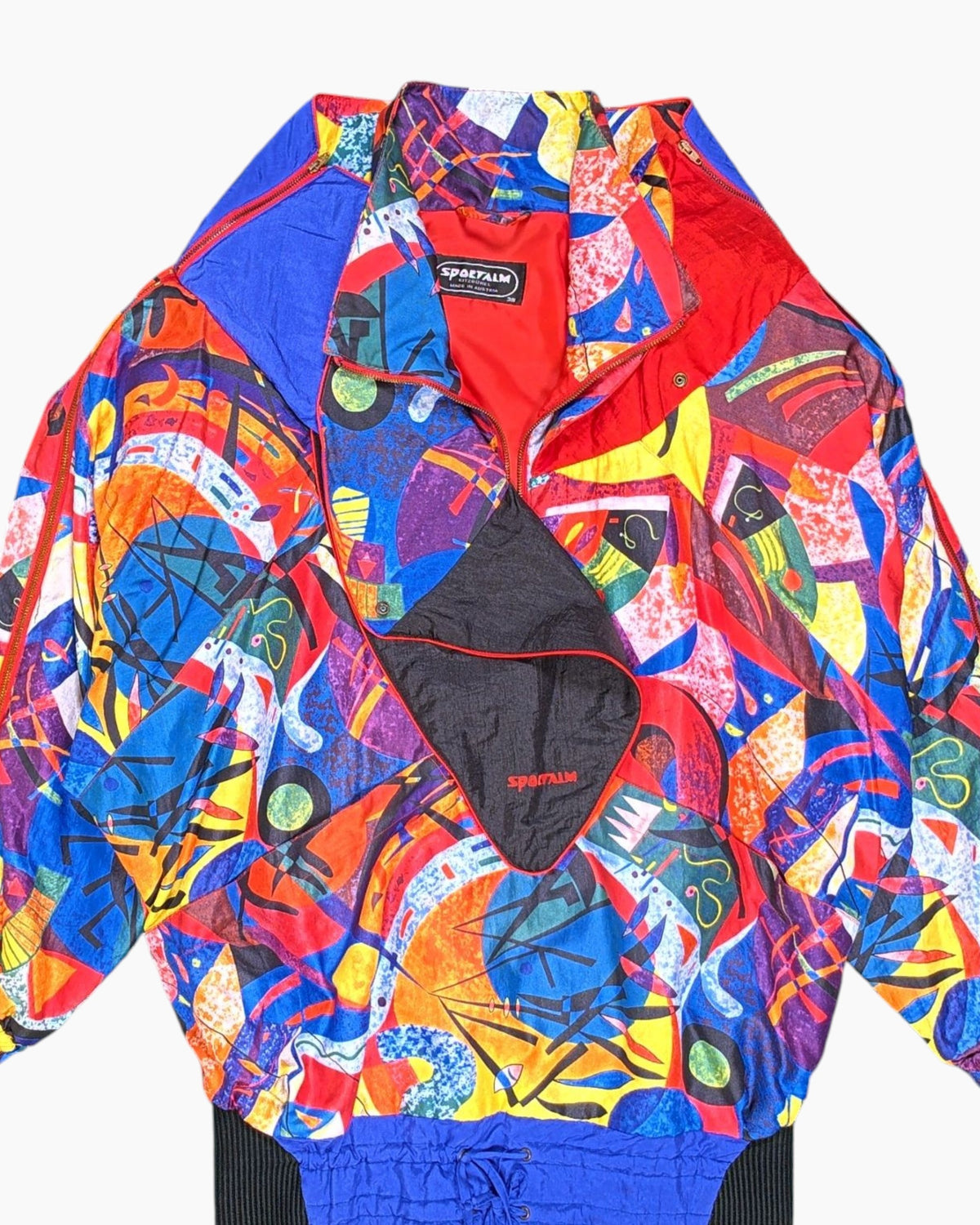 Vintage Sportalm Bomber Jacket Size 38 Retro Sportswear | ThriftTale