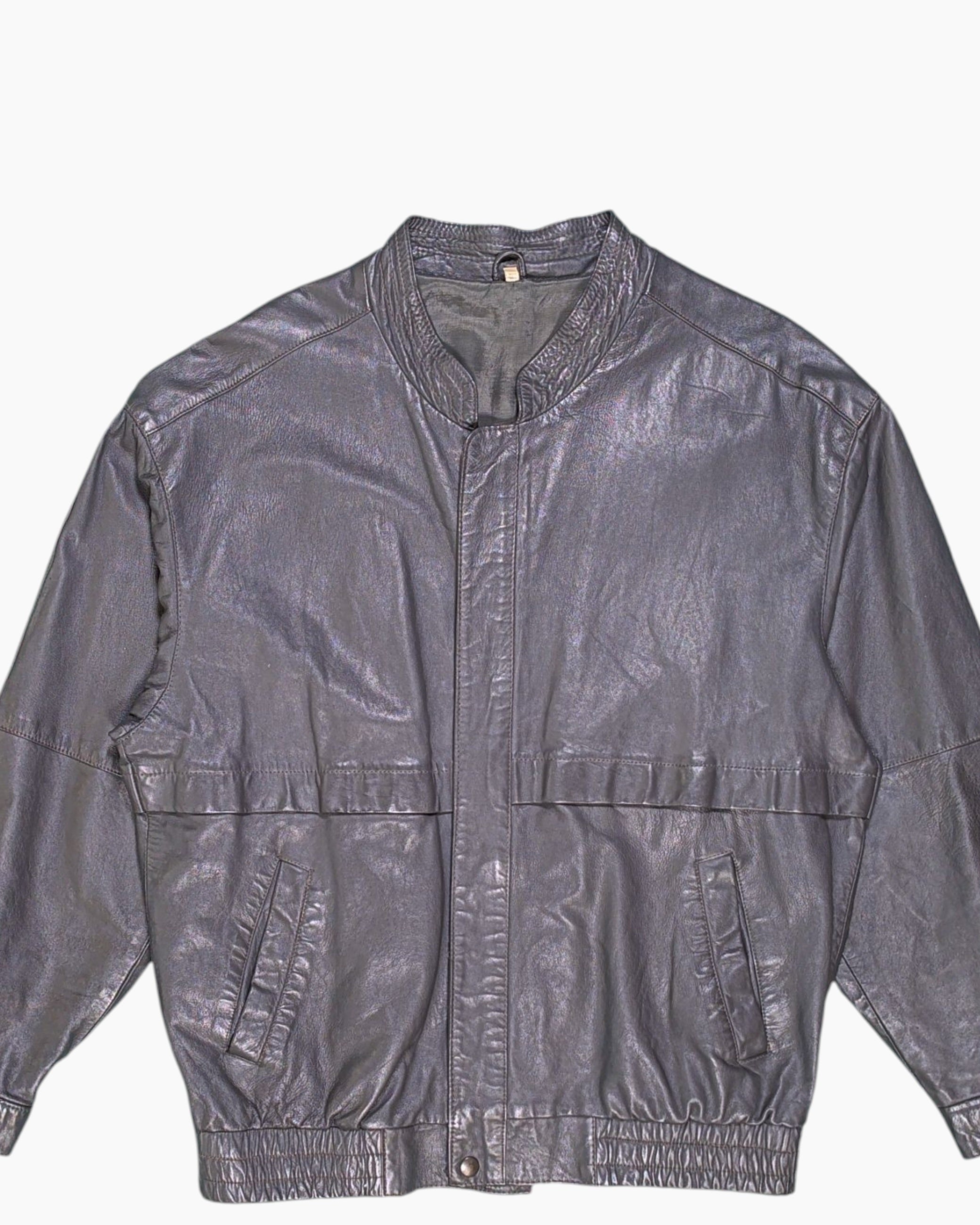 Vintage 80s/90s Unknown Leather Bomber Jacket 48 Streetwear