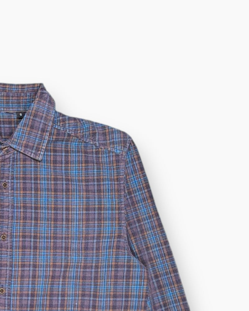 Front-detail-2 Pre-owned BEAR Button-Down Shirt – Checkered (S)