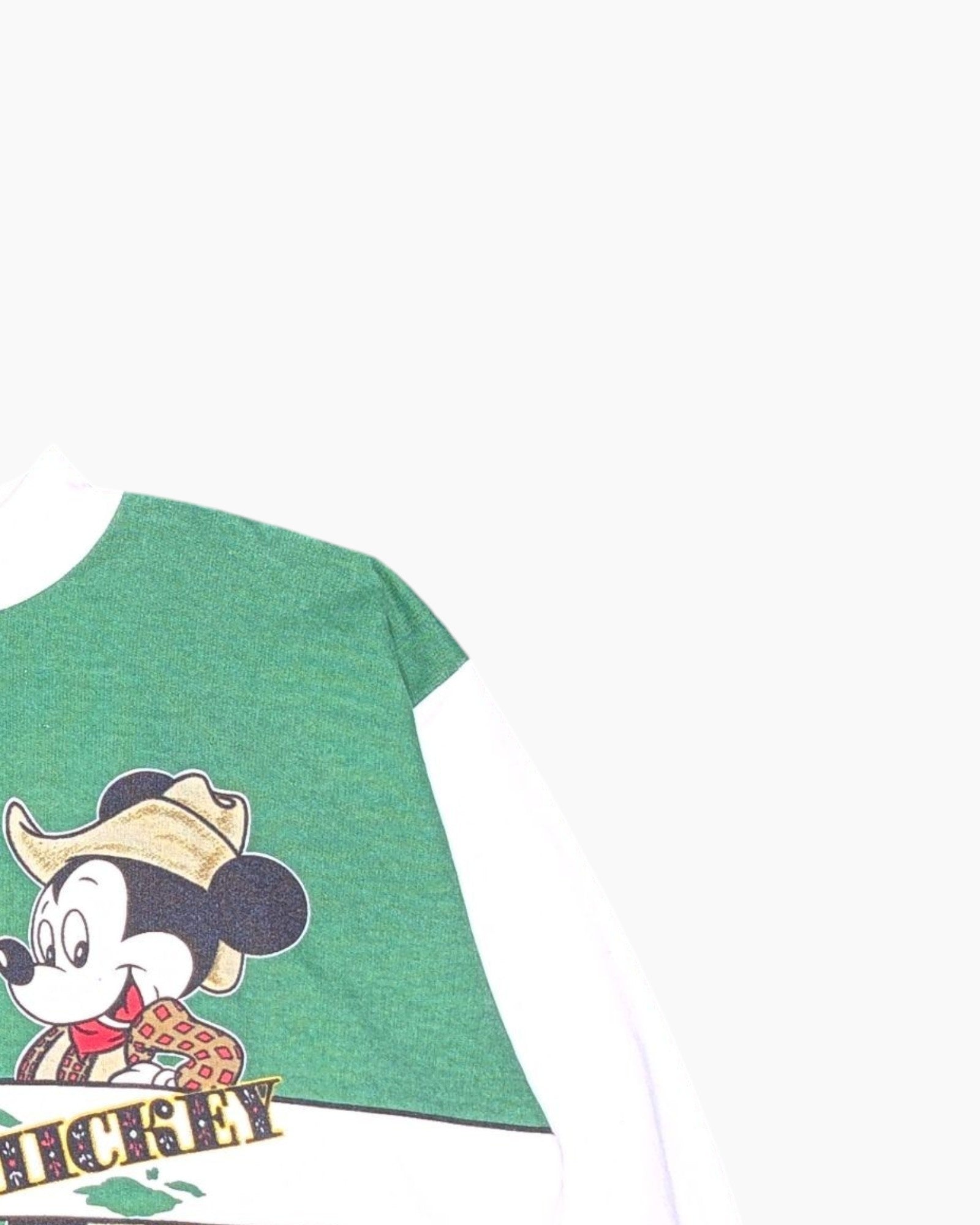 Vintage 80s【幾何学柄】ユーロ フロント合わせ生地 スウェットシャツ Vintage 80s/90s DISNEY Graphic Sweatshirt M Streetwear Thrifted