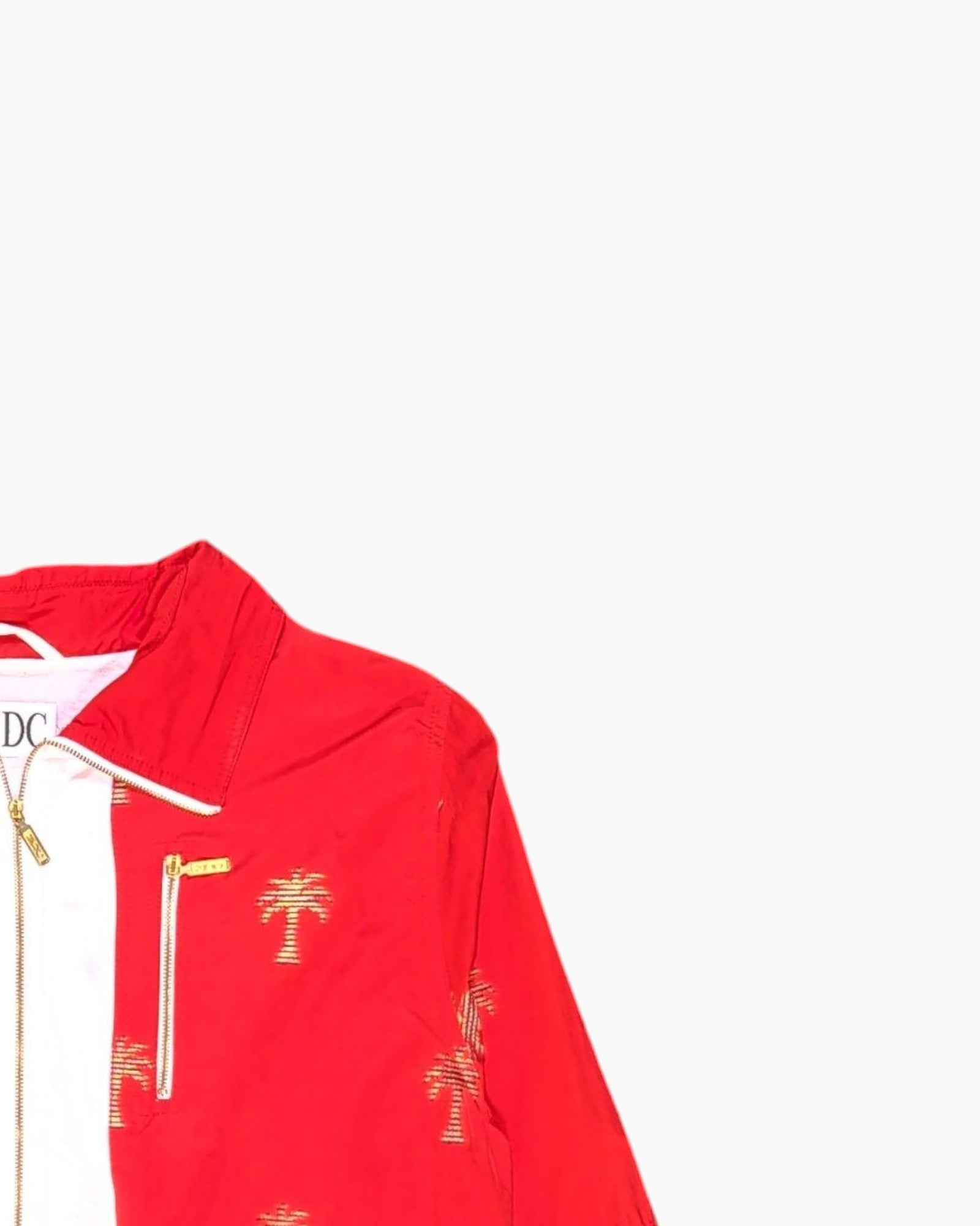 Vintage 80s/90s MDC Windbreaker Jacket US L Streetwear Red
