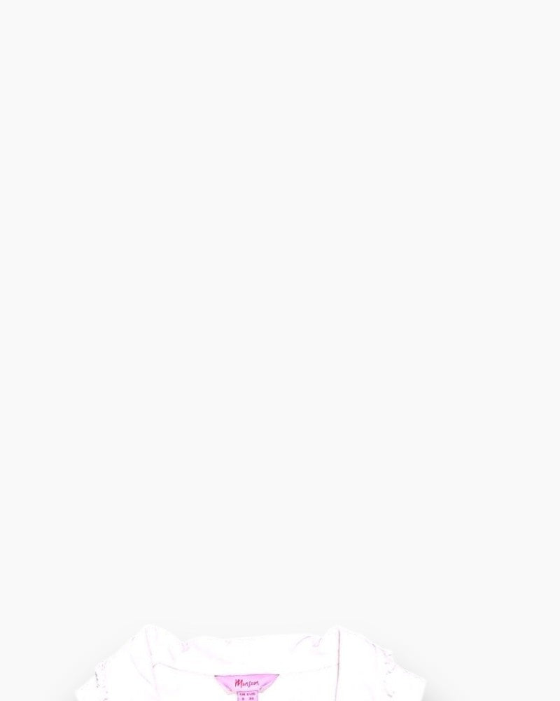 Front-detail-2 Vintage 2000s Monsoon Sleeveless Top – White Ruffle Trim