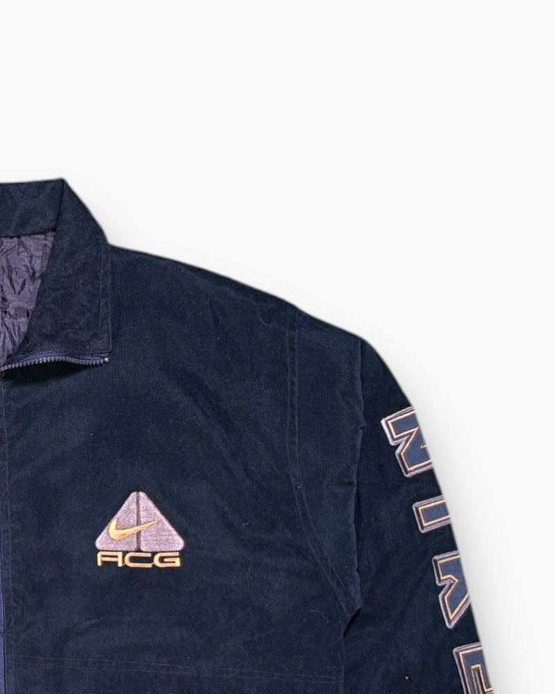 Vintage 90s NIKE PREMIER Track Jacket Boxy Fit – Navy Streetwear