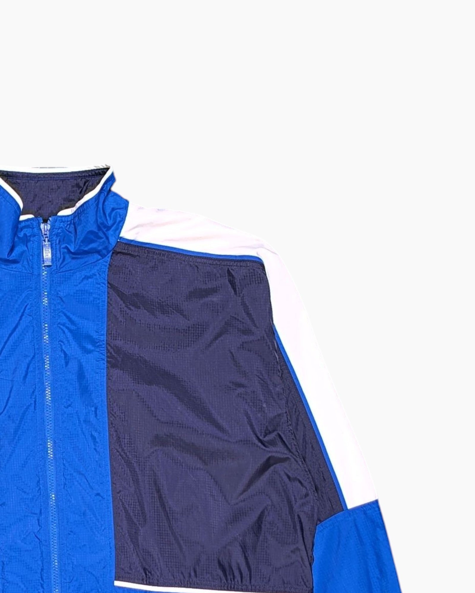 Pre-owned PUMA Track Jacket Unisex XL – Blue Colorblock | ThriftTale