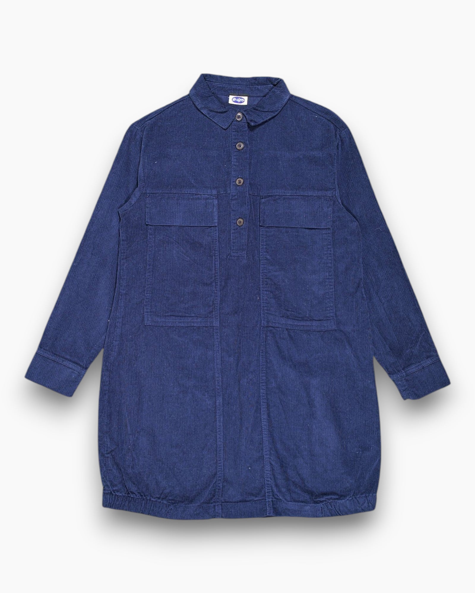 Front Pre-owned Hip & Hopps Button-Down Shirt (Corduroy) – Navy
