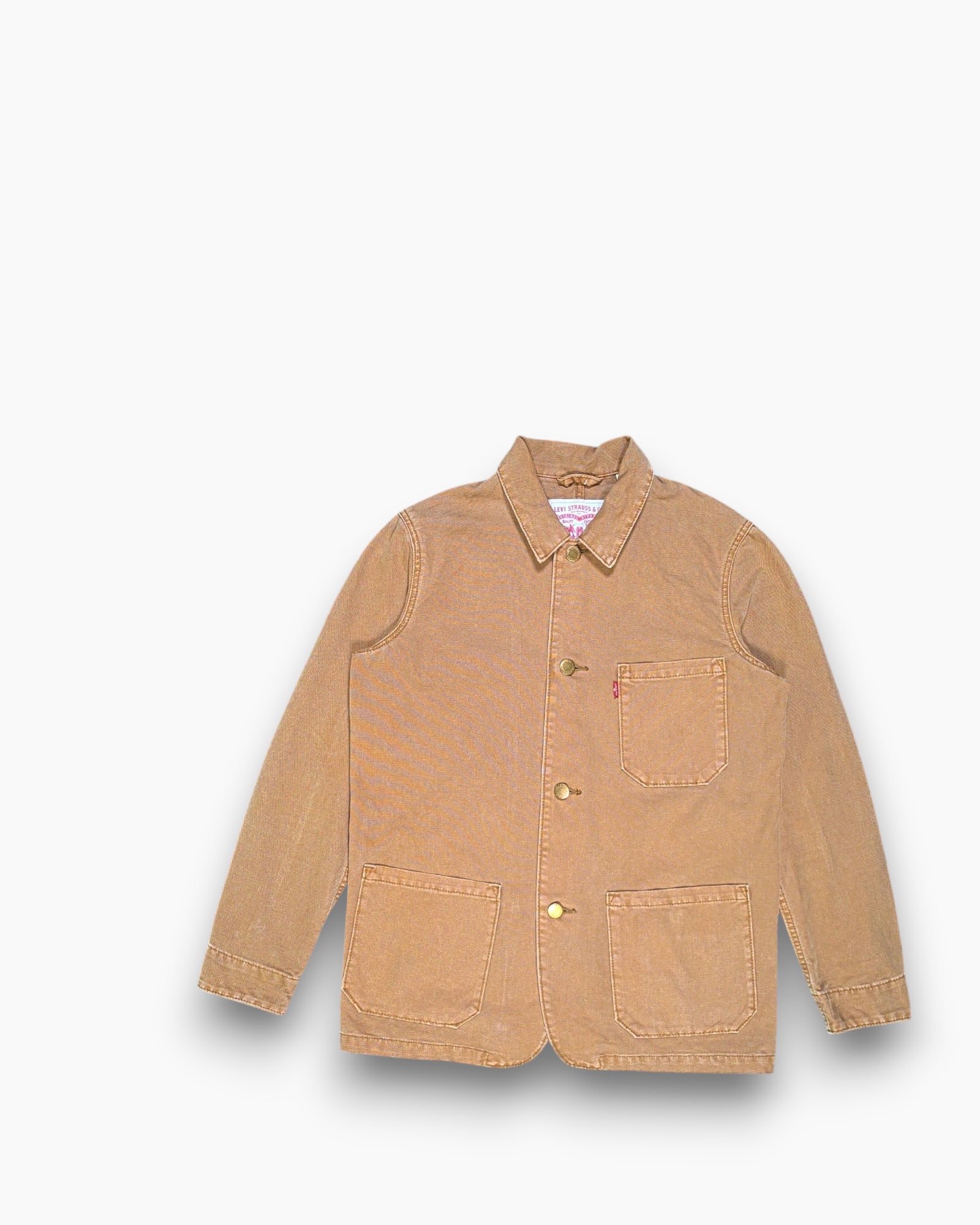 Front Pre-owned Levi Strauss & Co. Chore Jacket – Brown Workwear