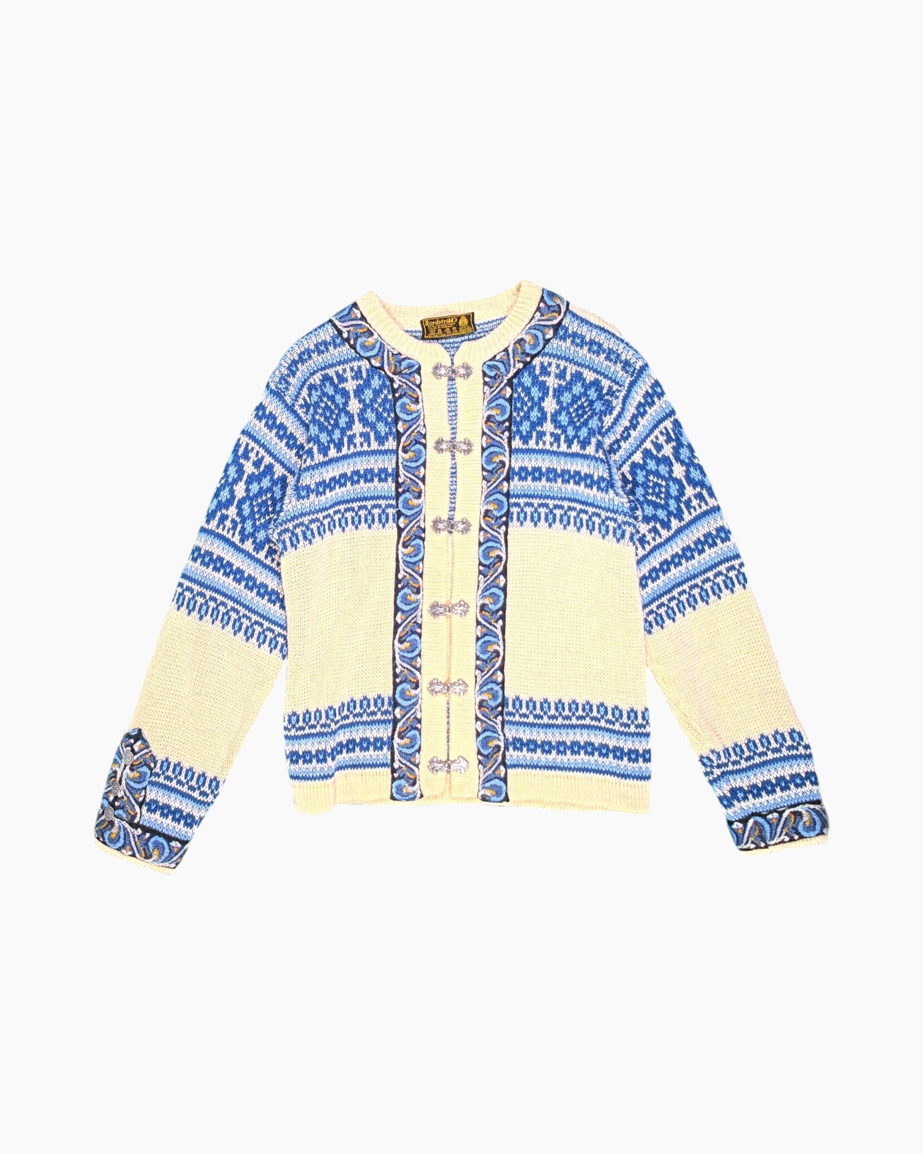 Vintage 80s/90s Nordstrikk Cardigan S Retro Nordic Ski Style