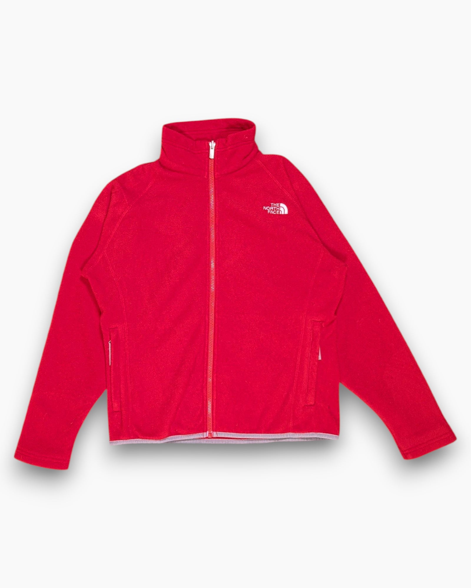 Front Pre-owned The North Face Fleece Jacket – Red Full Zip (S/P)