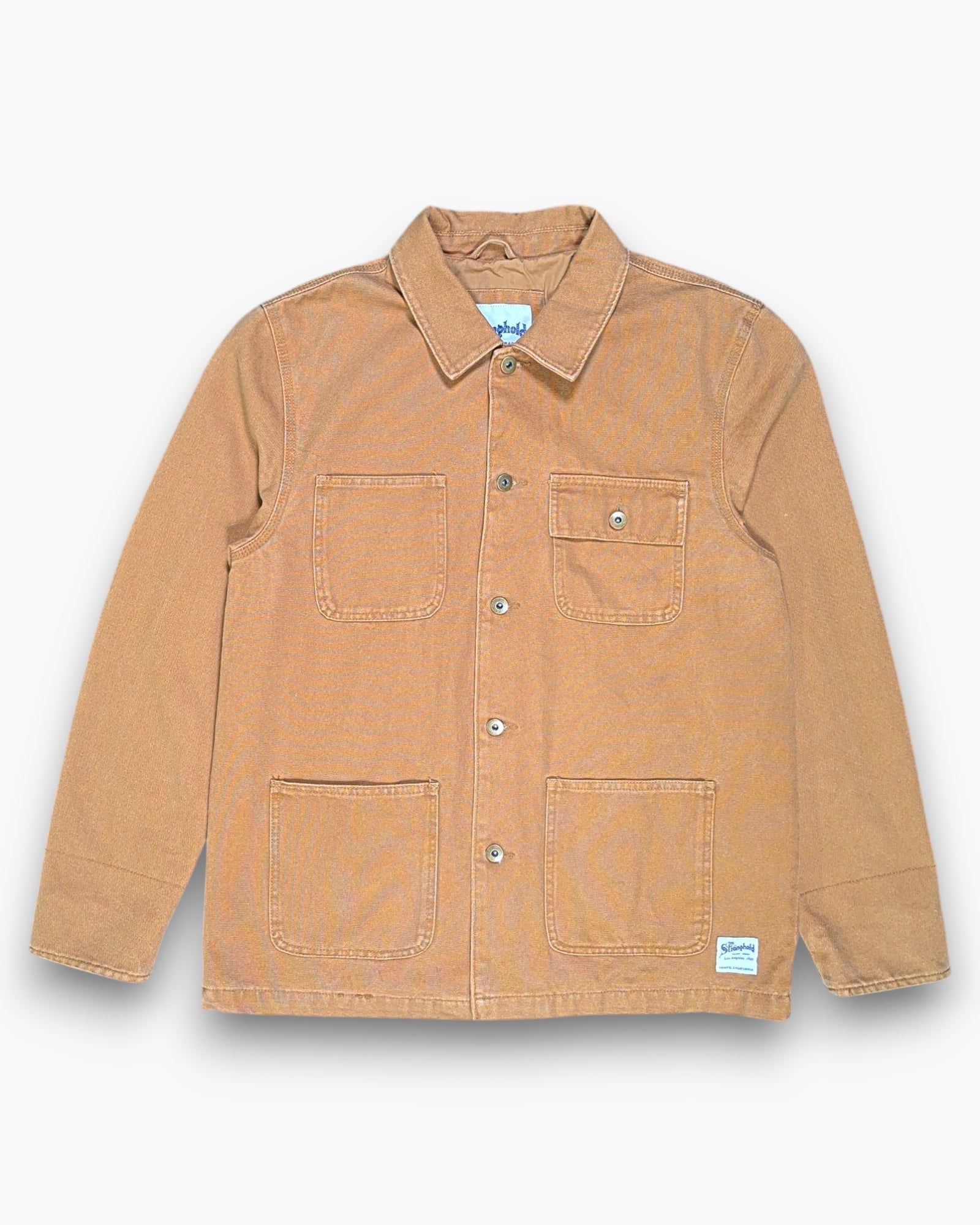Front Pre-owned The Stronghold Work Jacket – Brown Patch Pockets