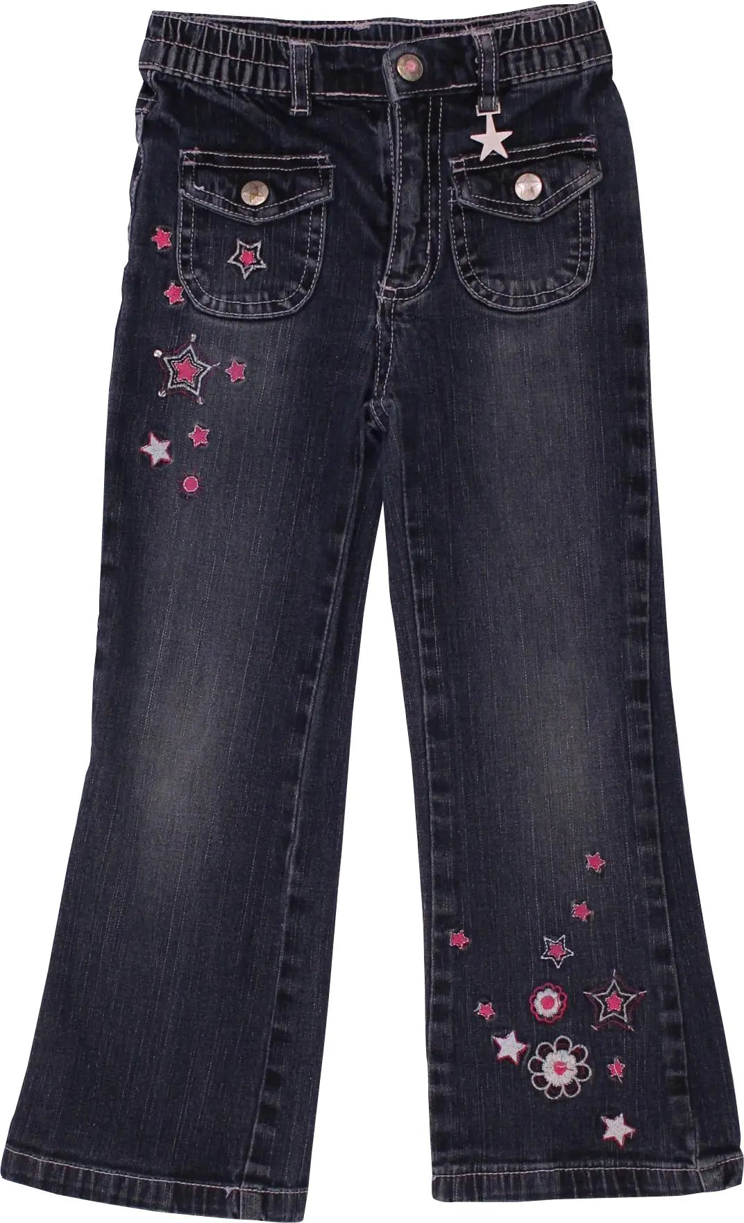 kiki & koko - Flared Denim Trousers- ThriftTale.com - Vintage and second handclothing