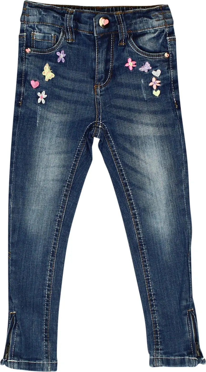 kiki & koko - Jeans with Embroidery- ThriftTale.com - Vintage and second handclothing