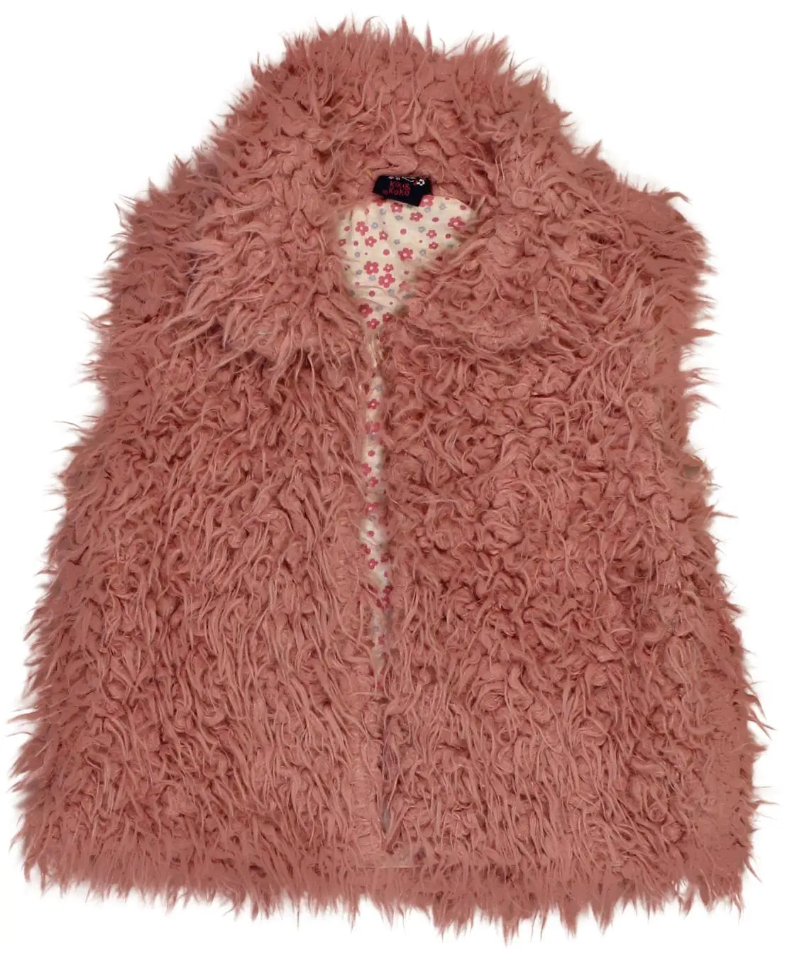 Pink Faux Fur Vest ThriftTale