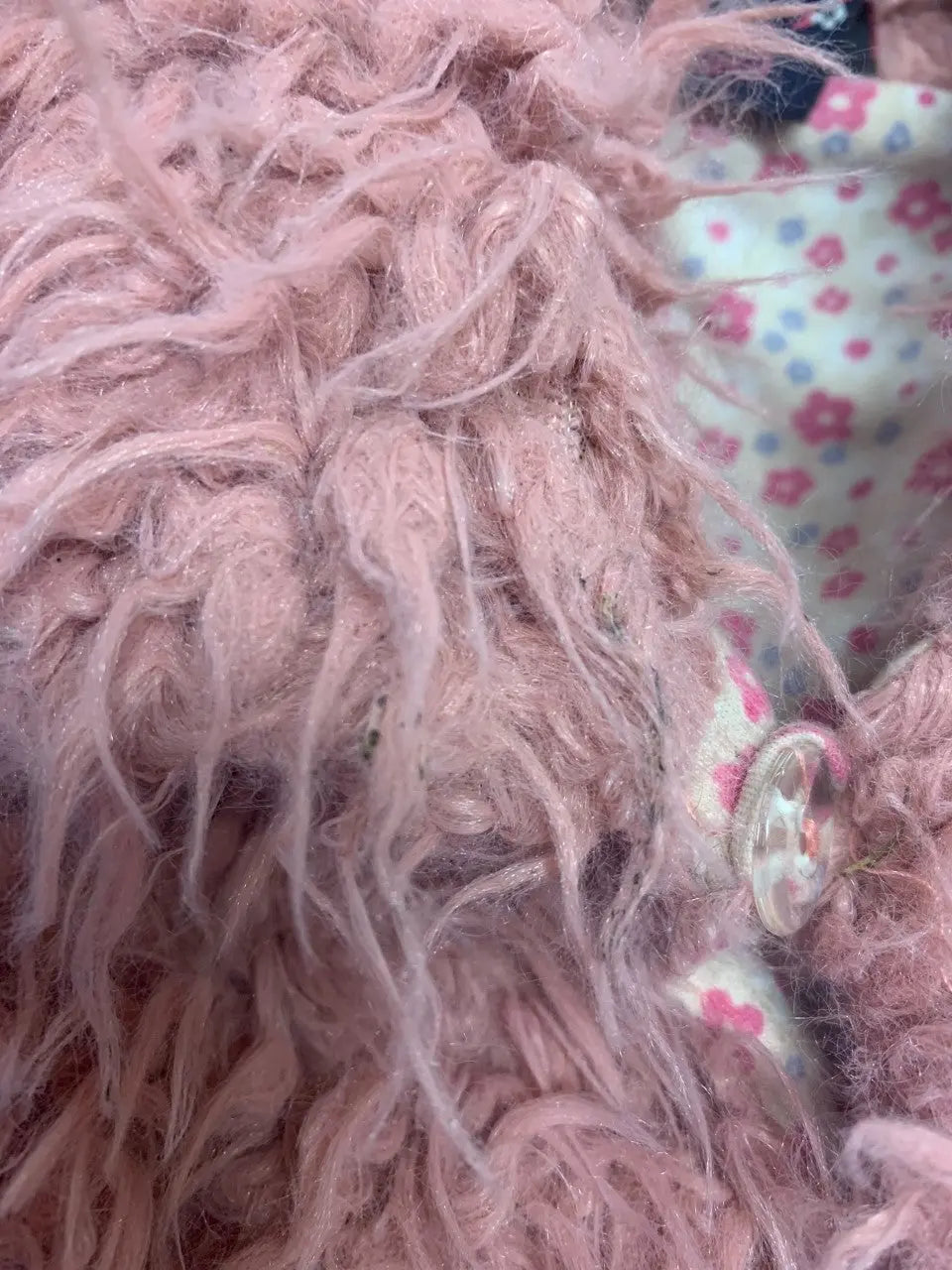 kiki & koko - Pink Faux Fur Vest- ThriftTale.com - Vintage and second handclothing