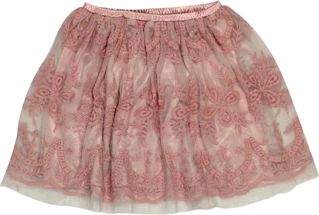 kiki & koko - Pink Lace Skirt- ThriftTale.com - Vintage and second handclothing
