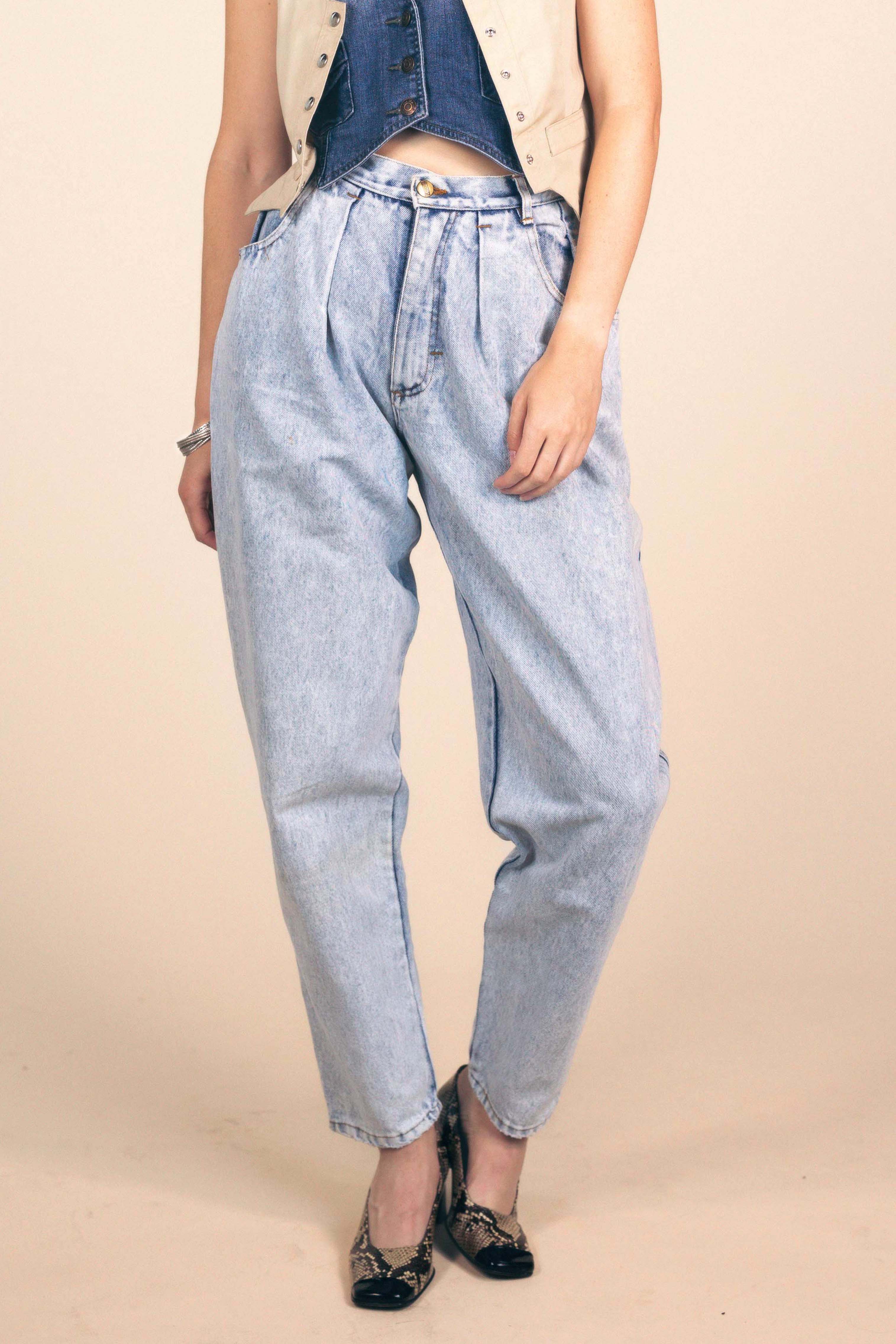 Vintage 80s Levi's Acid Wash Jeans Rare Silver Tab ThriftTale